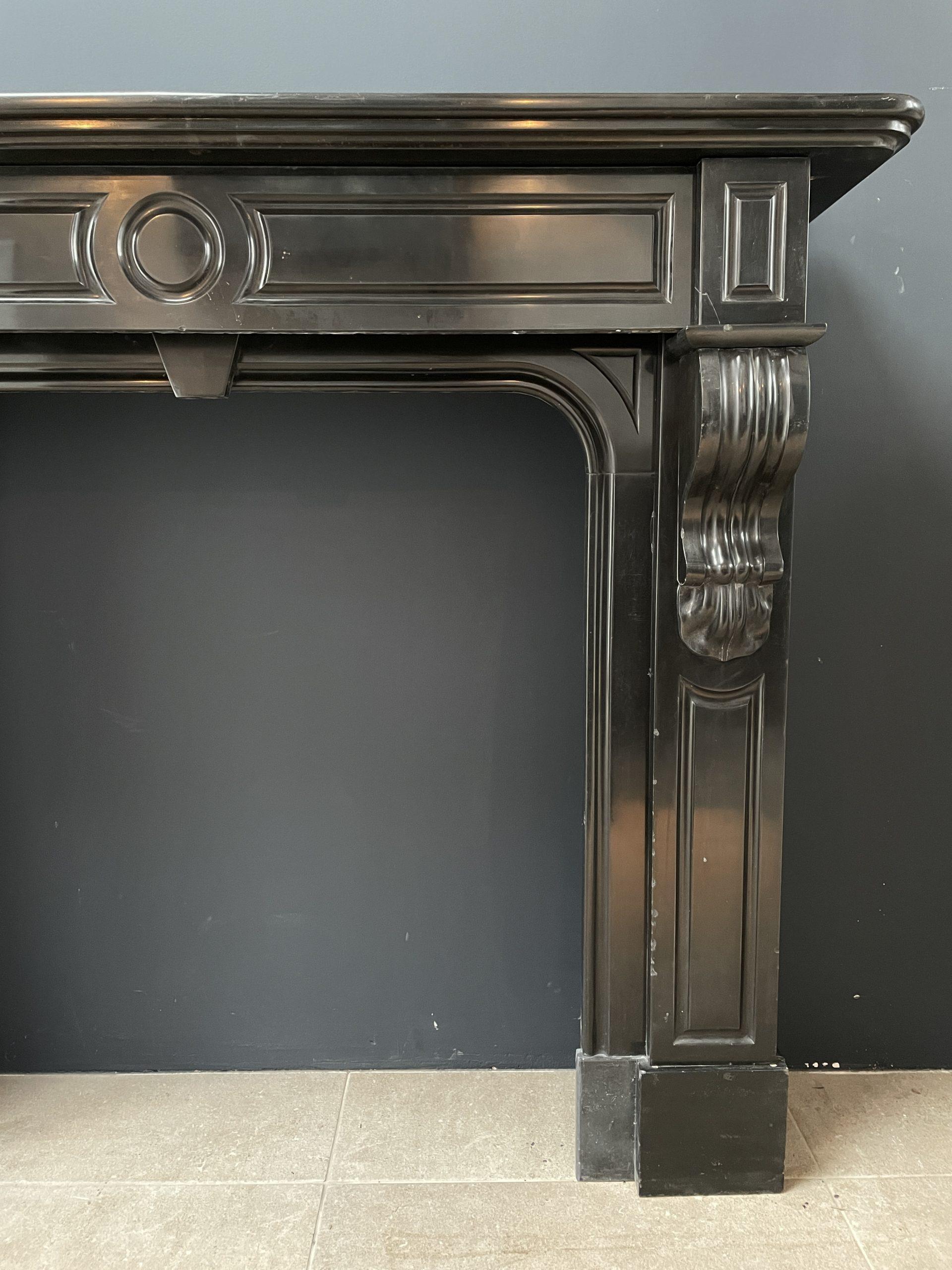 NEOCLASSIC BLACK MARBLE ANTIQUE FIREPLACE (kopie) - Image 14