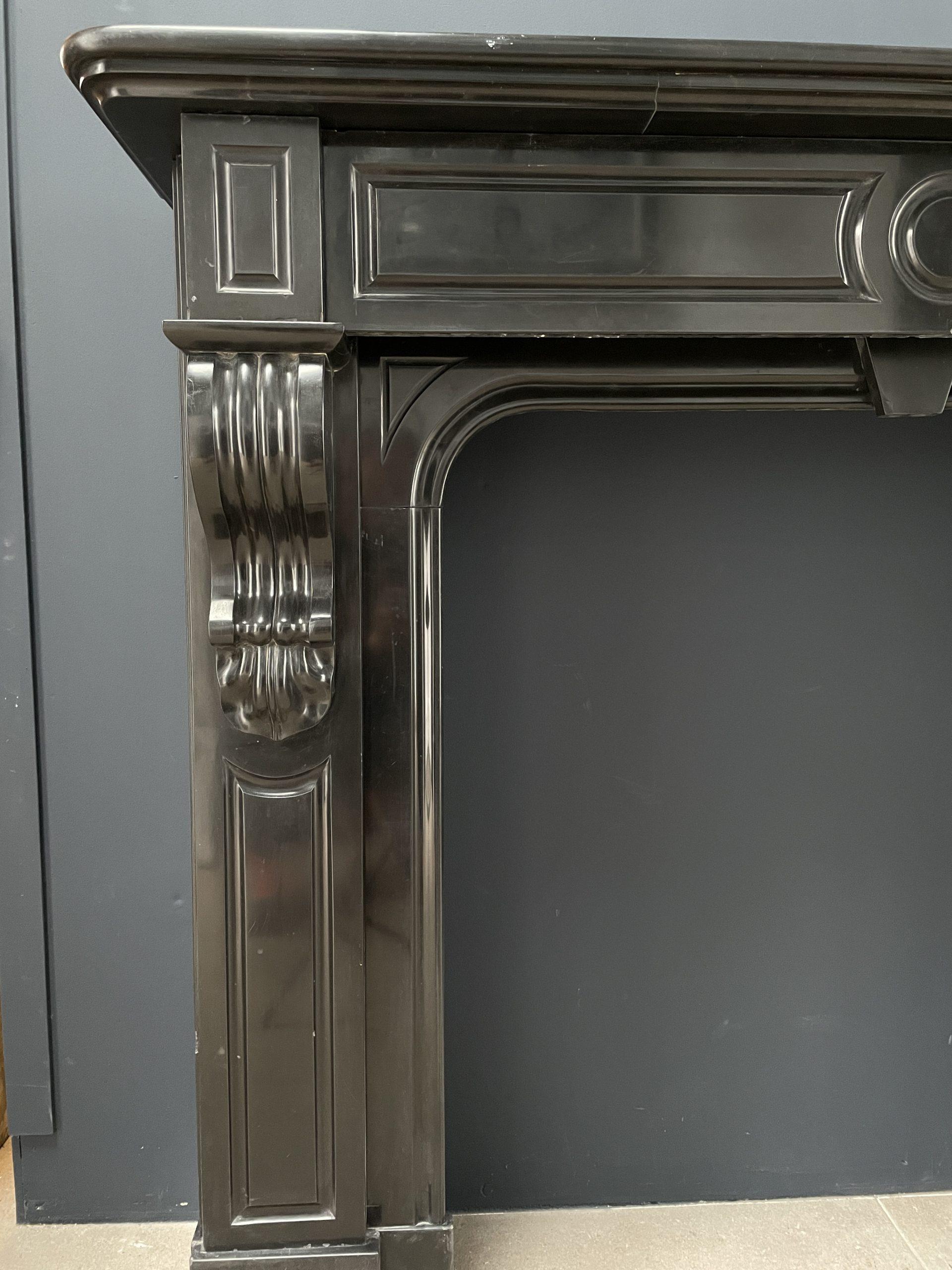 NEOCLASSIC BLACK MARBLE ANTIQUE FIREPLACE (kopie) - Image 3