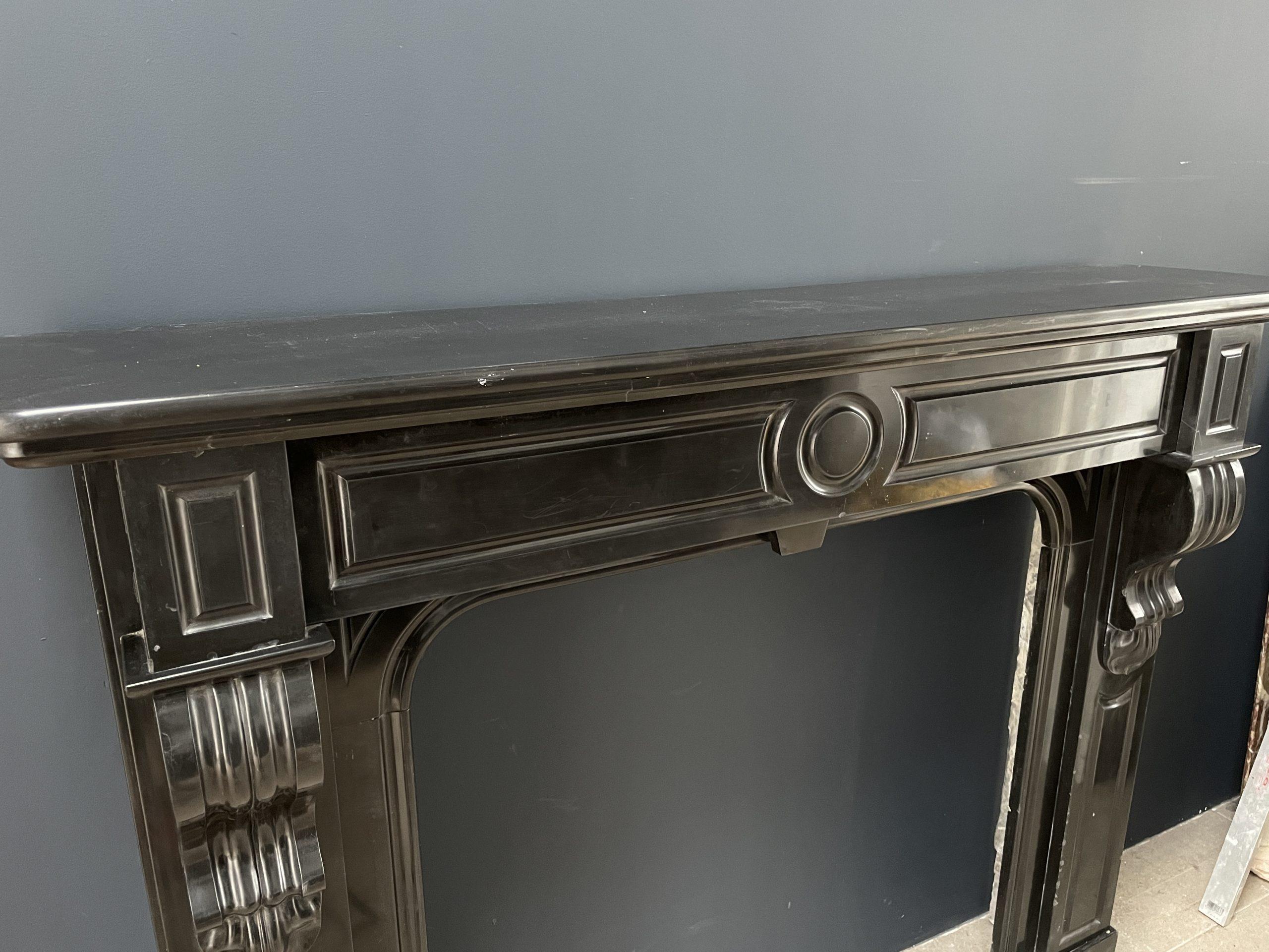 NEOCLASSIC BLACK MARBLE ANTIQUE FIREPLACE (kopie) - Image 13