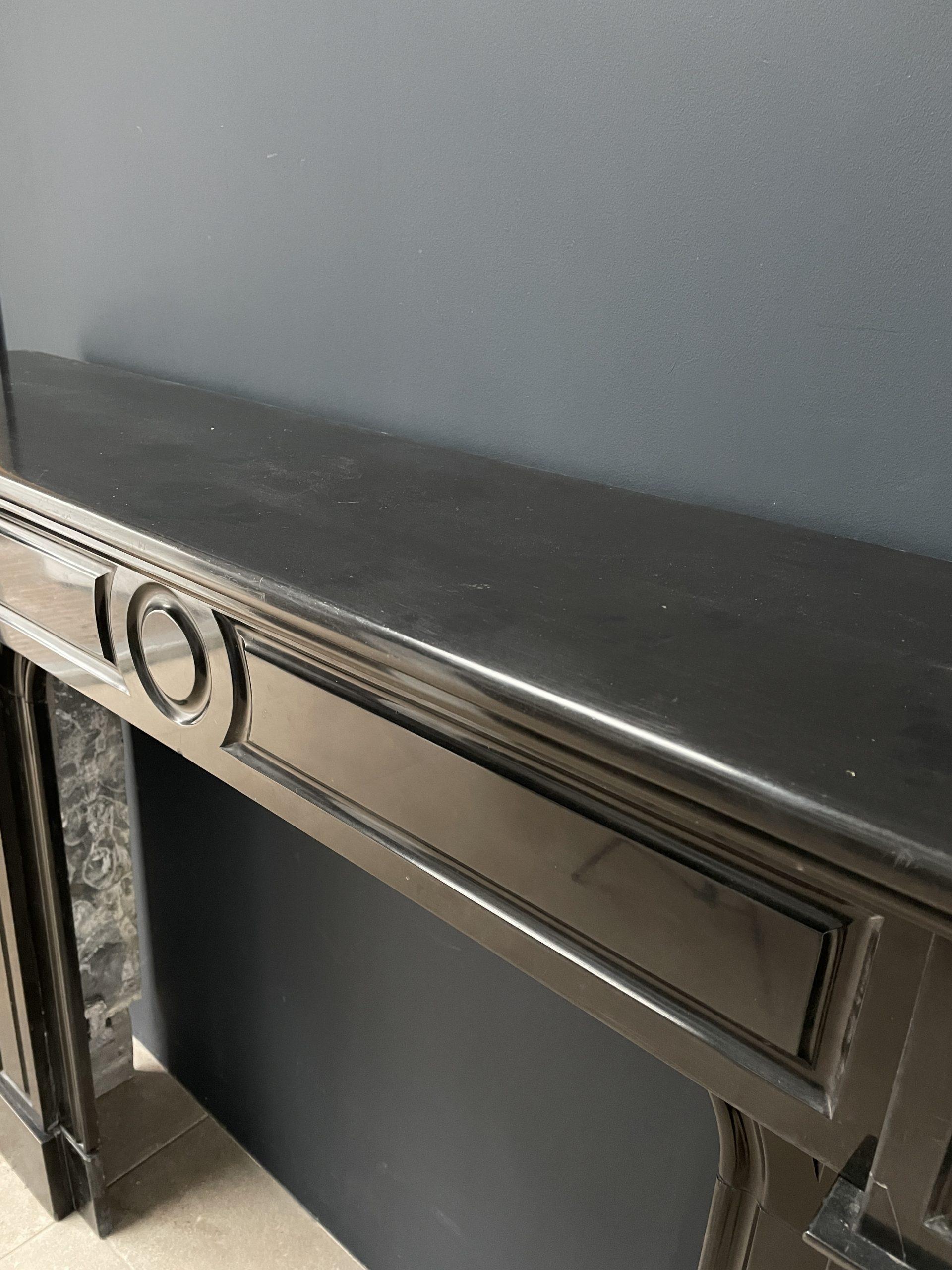 NEOCLASSIC BLACK MARBLE ANTIQUE FIREPLACE (kopie) - Image 9