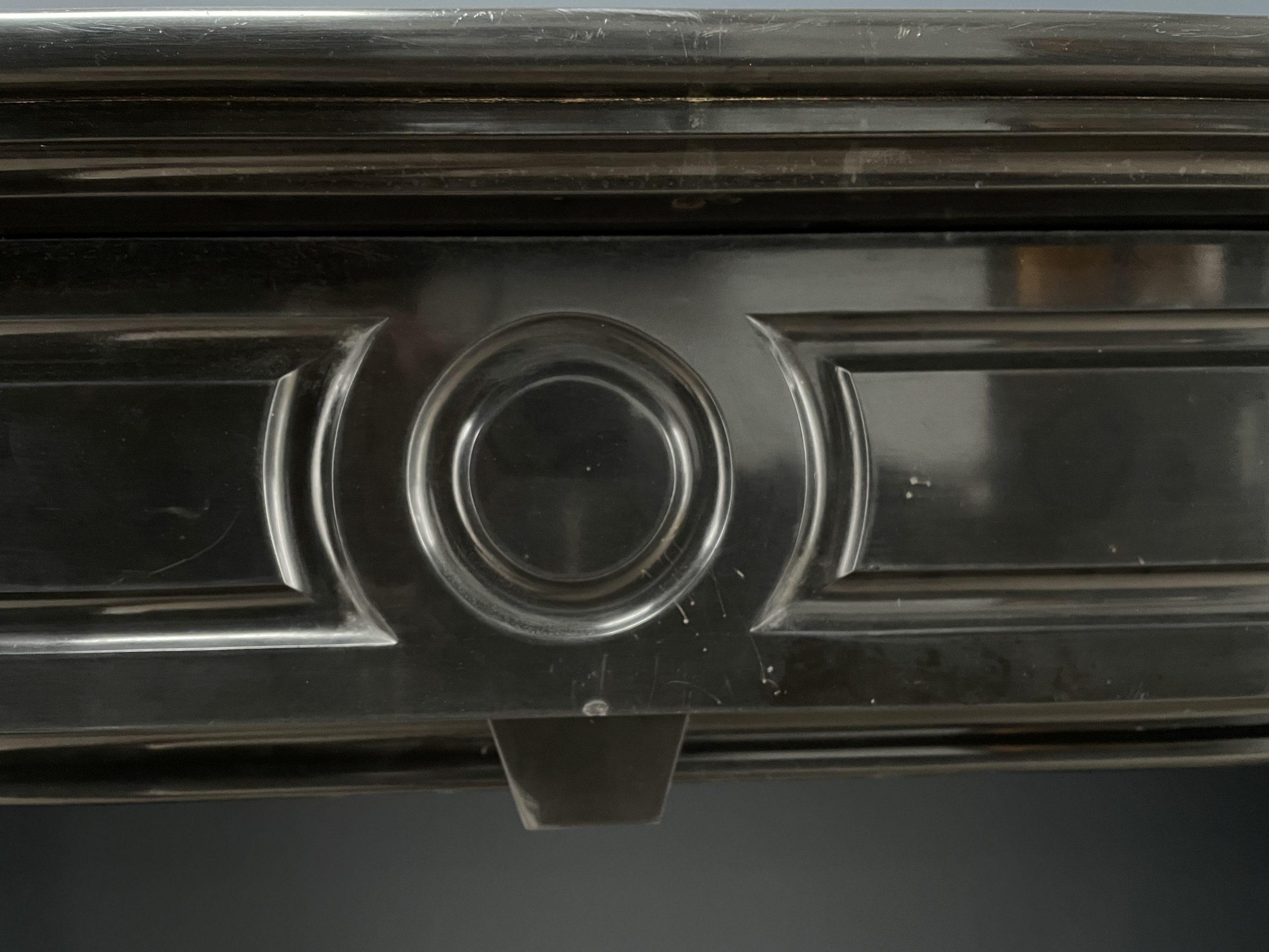 NEOCLASSIC BLACK MARBLE ANTIQUE FIREPLACE (kopie) - Image 7