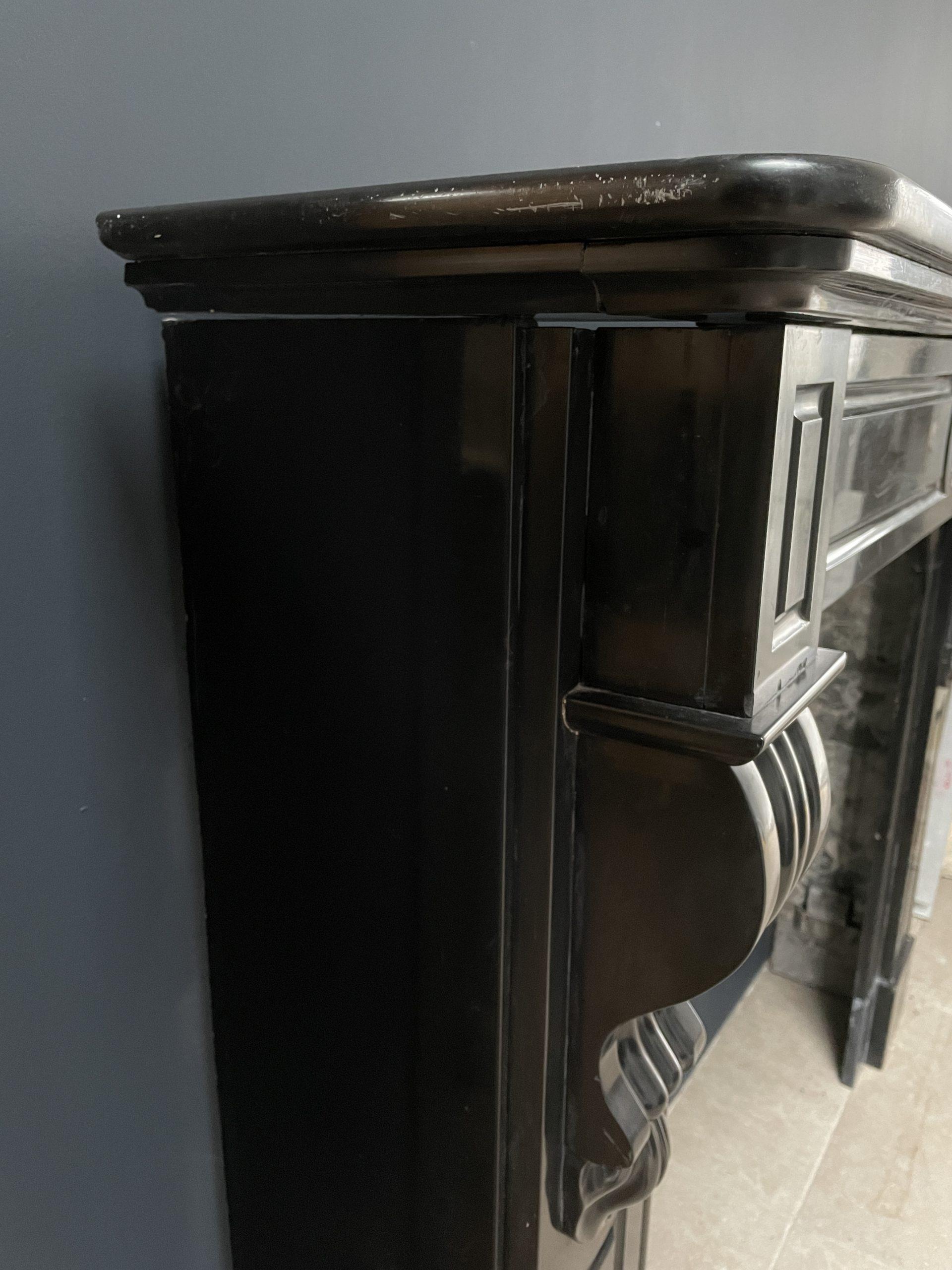 NEOCLASSIC BLACK MARBLE ANTIQUE FIREPLACE (kopie) - Image 8