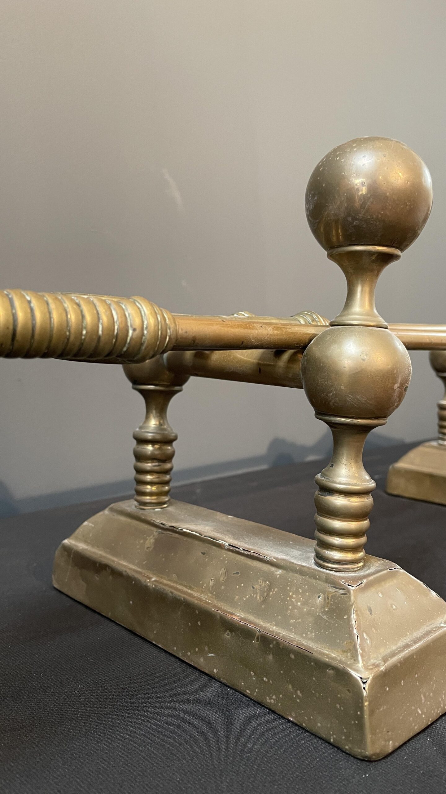 Set Antieke Franse Stookbokken Met Openhaard Set - Afbeelding 5