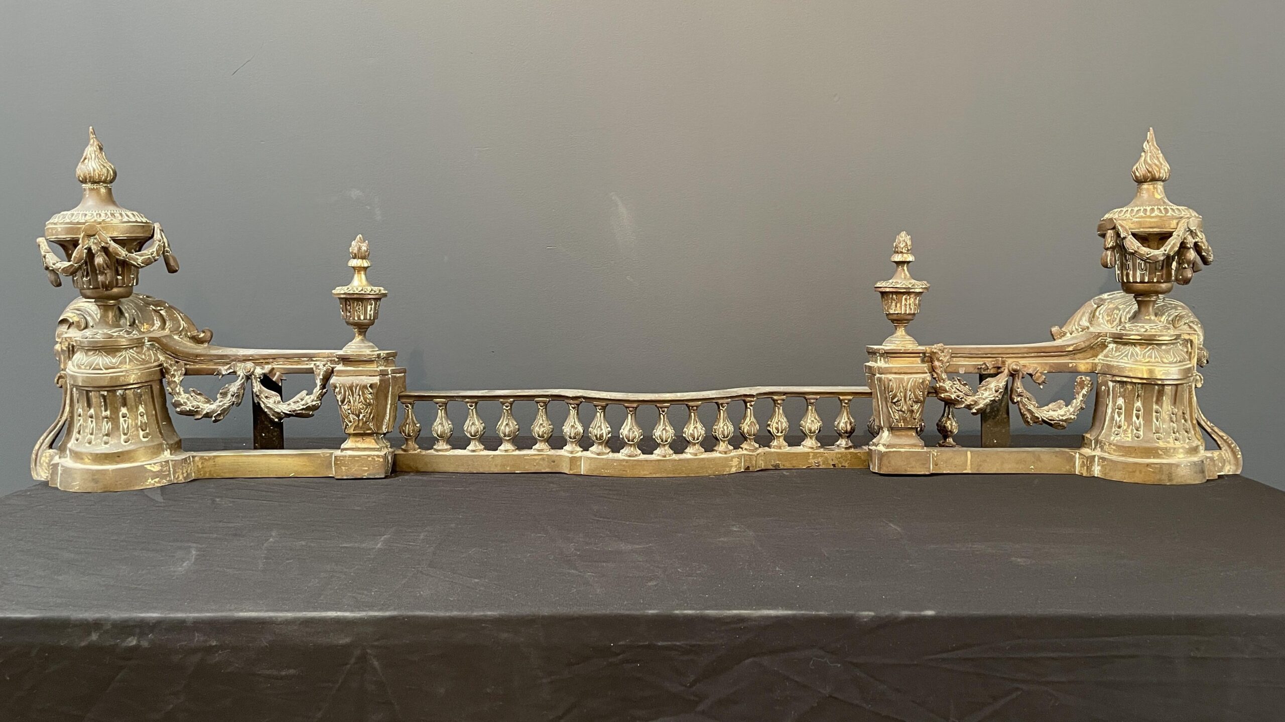 Prachtige set Antieke Franse Stookbokken - Afbeelding 2