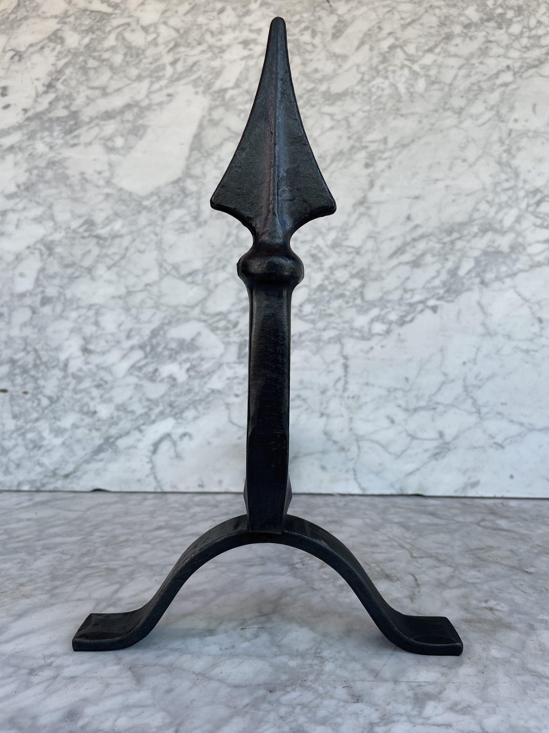 Prachtige Set Antieke Franse Stookbokken messing - Afbeelding 16