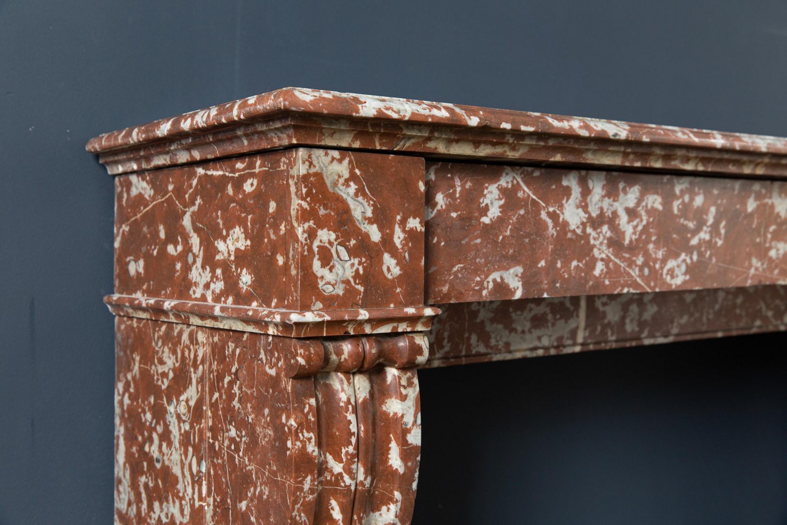 Red Marble Antique Fireplace Surround - Image 13