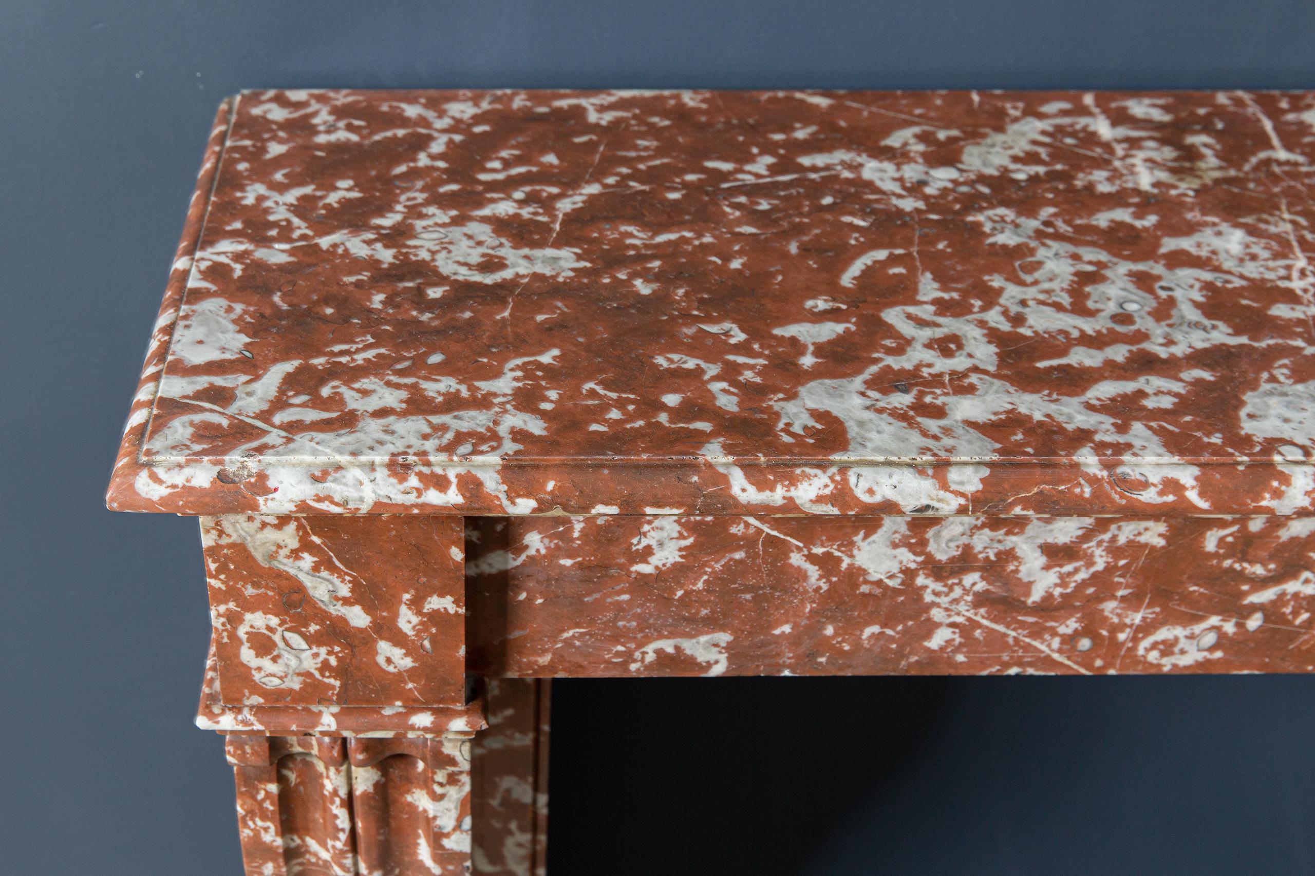 Red Marble Antique Fireplace Surround - Image 14