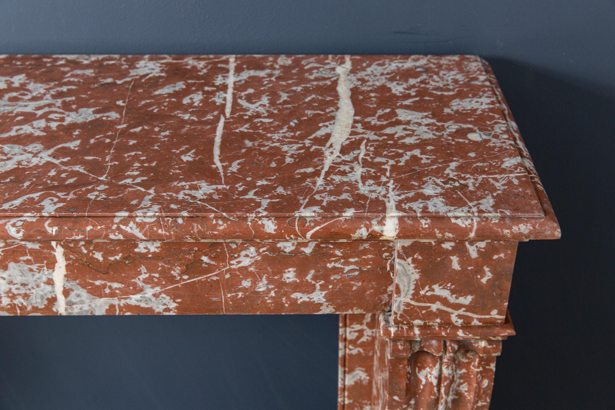 Red Marble Antique Fireplace Surround - Image 15