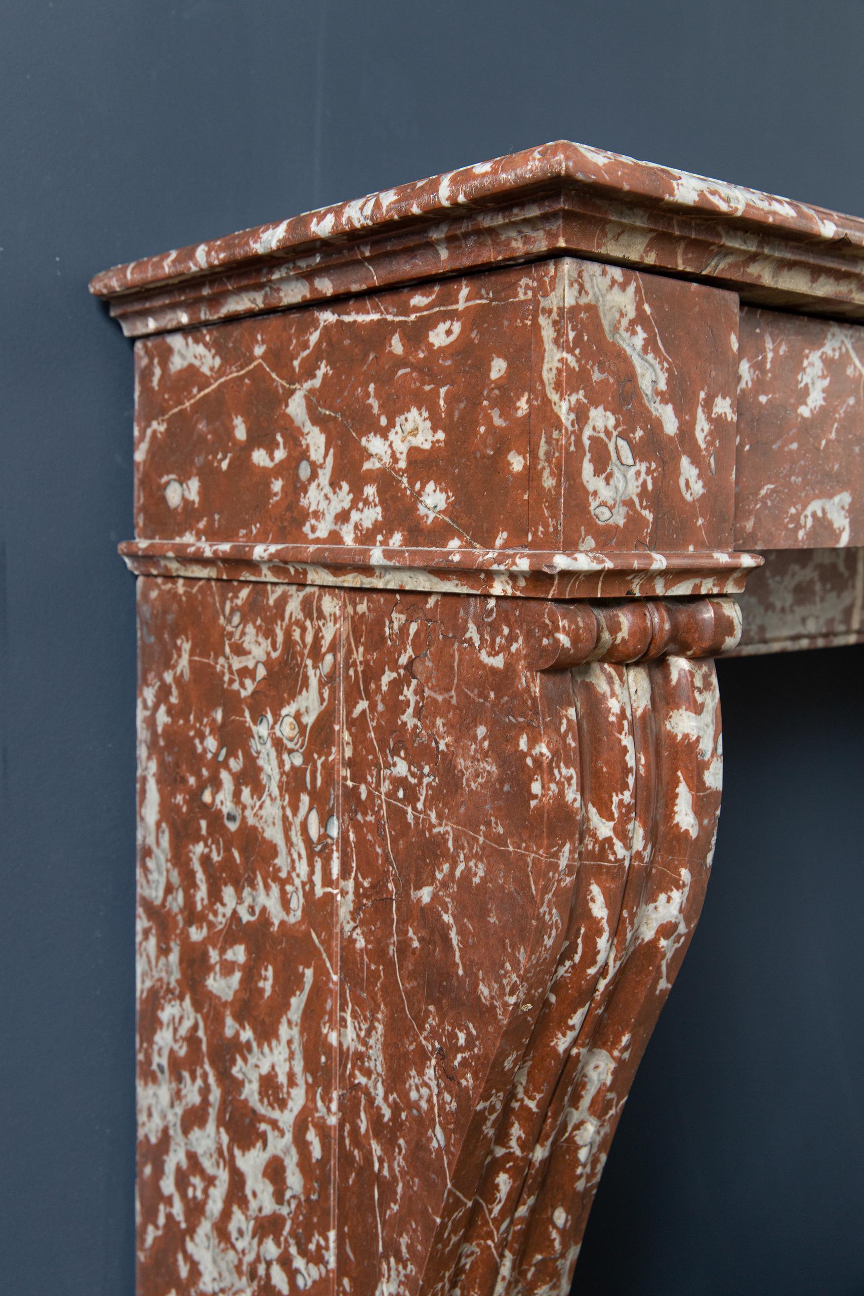 Red Marble Antique Fireplace Surround - Image 18