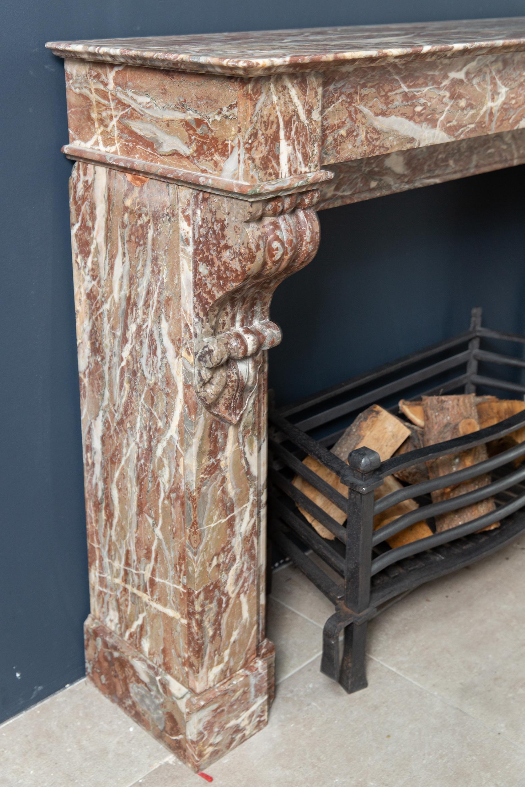 Marble Antique Fireplace Surround - Image 12