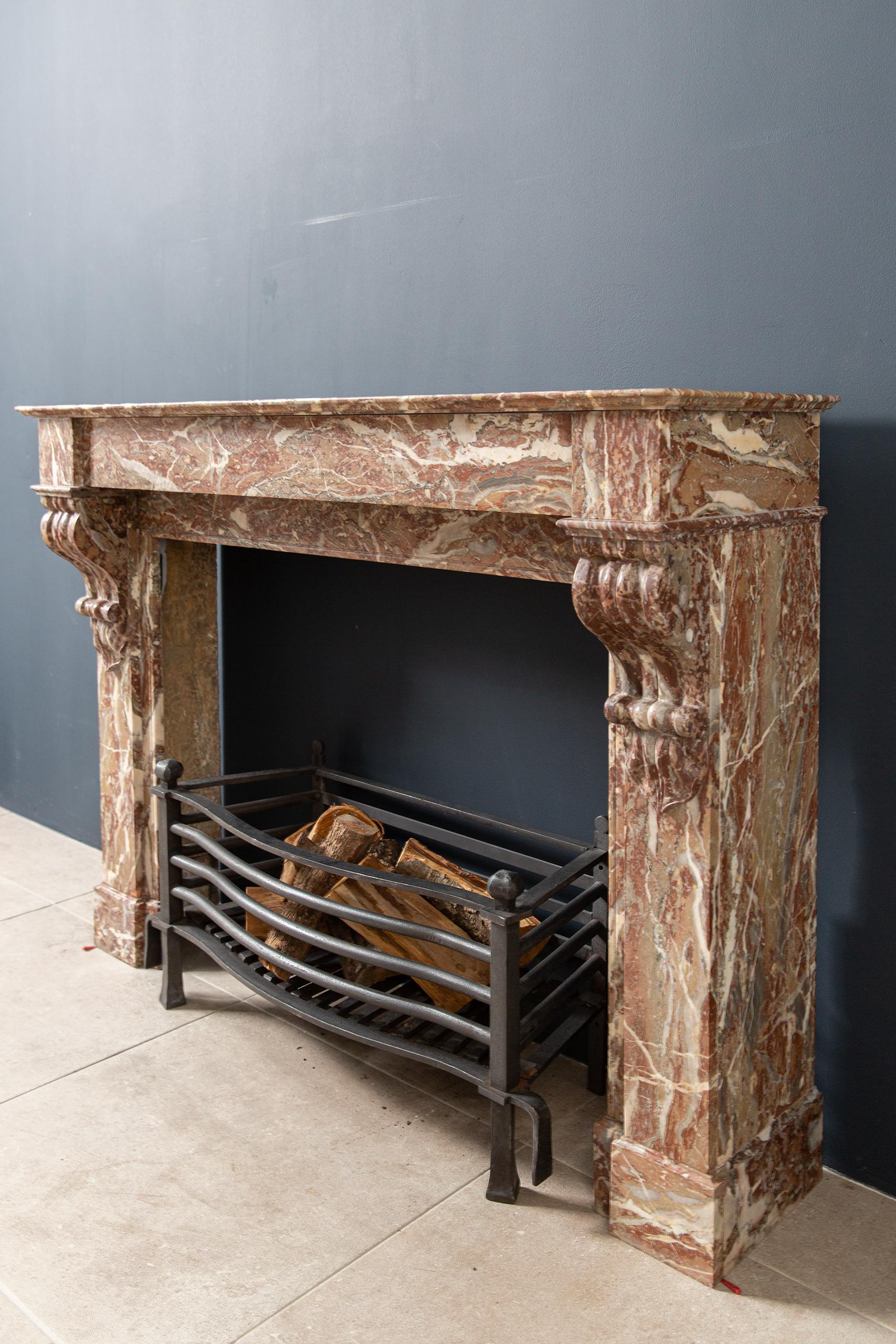 Marble Antique Fireplace Surround - Image 13