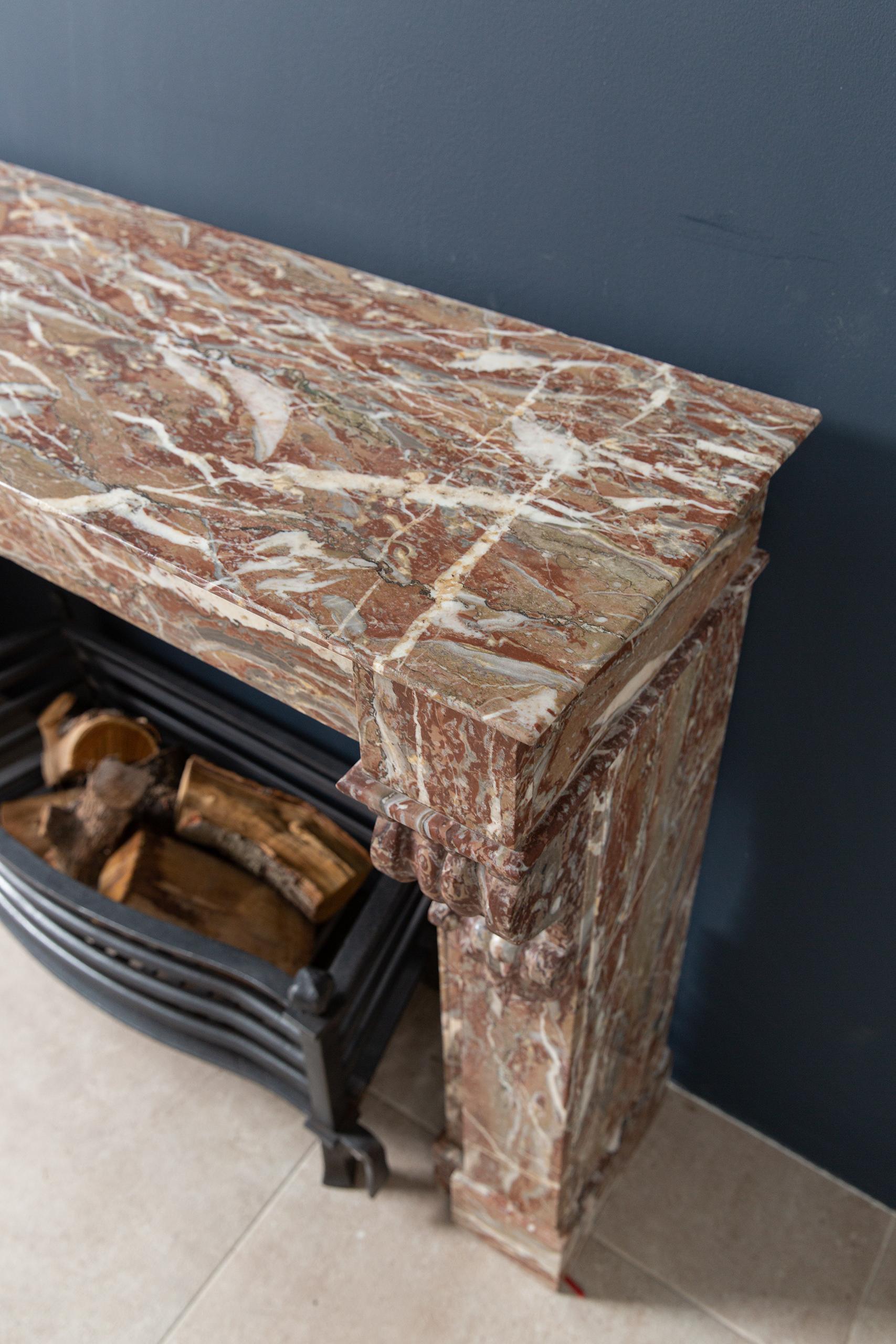 Marble Antique Fireplace Surround - Image 14
