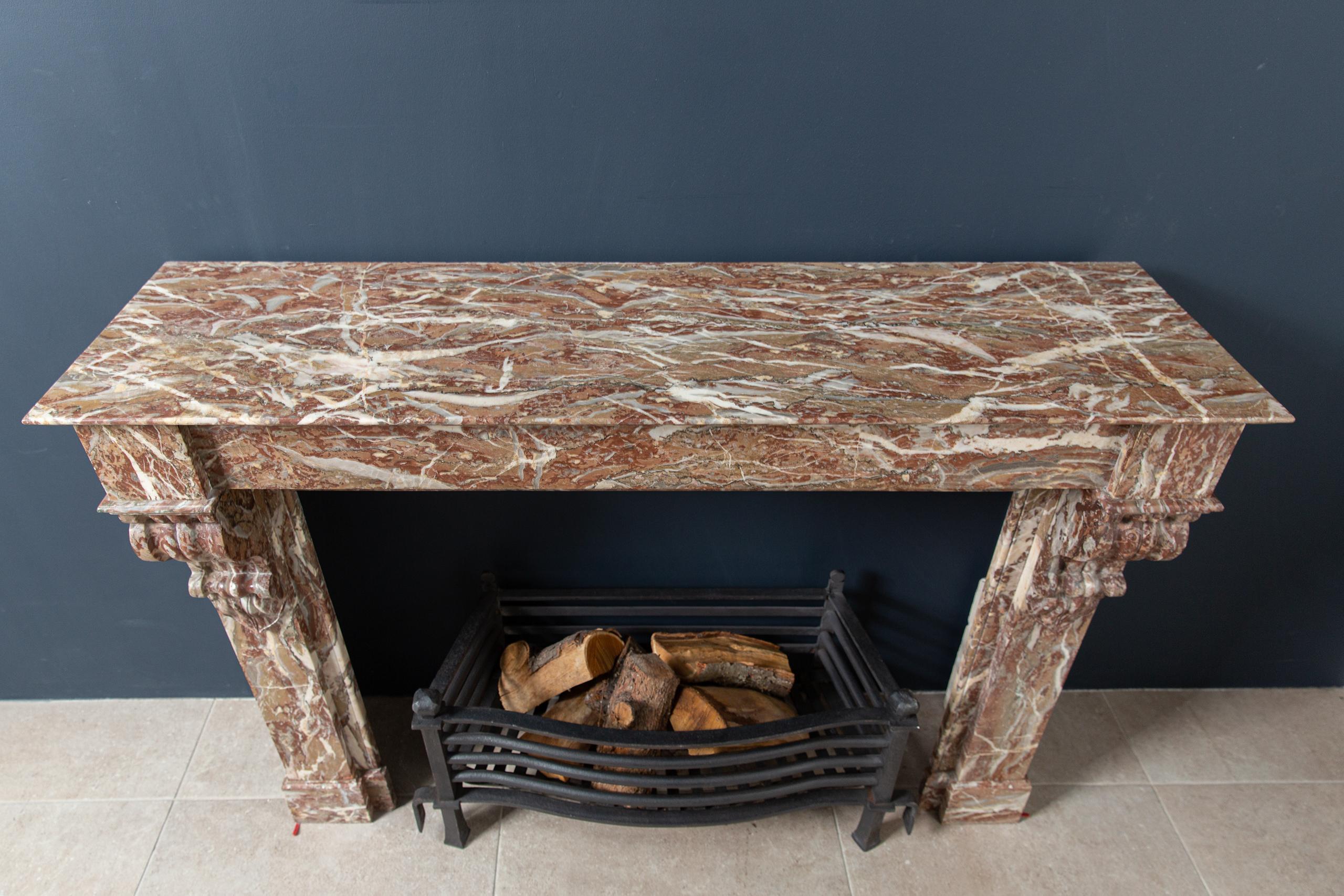 Marble Antique Fireplace Surround - Image 15