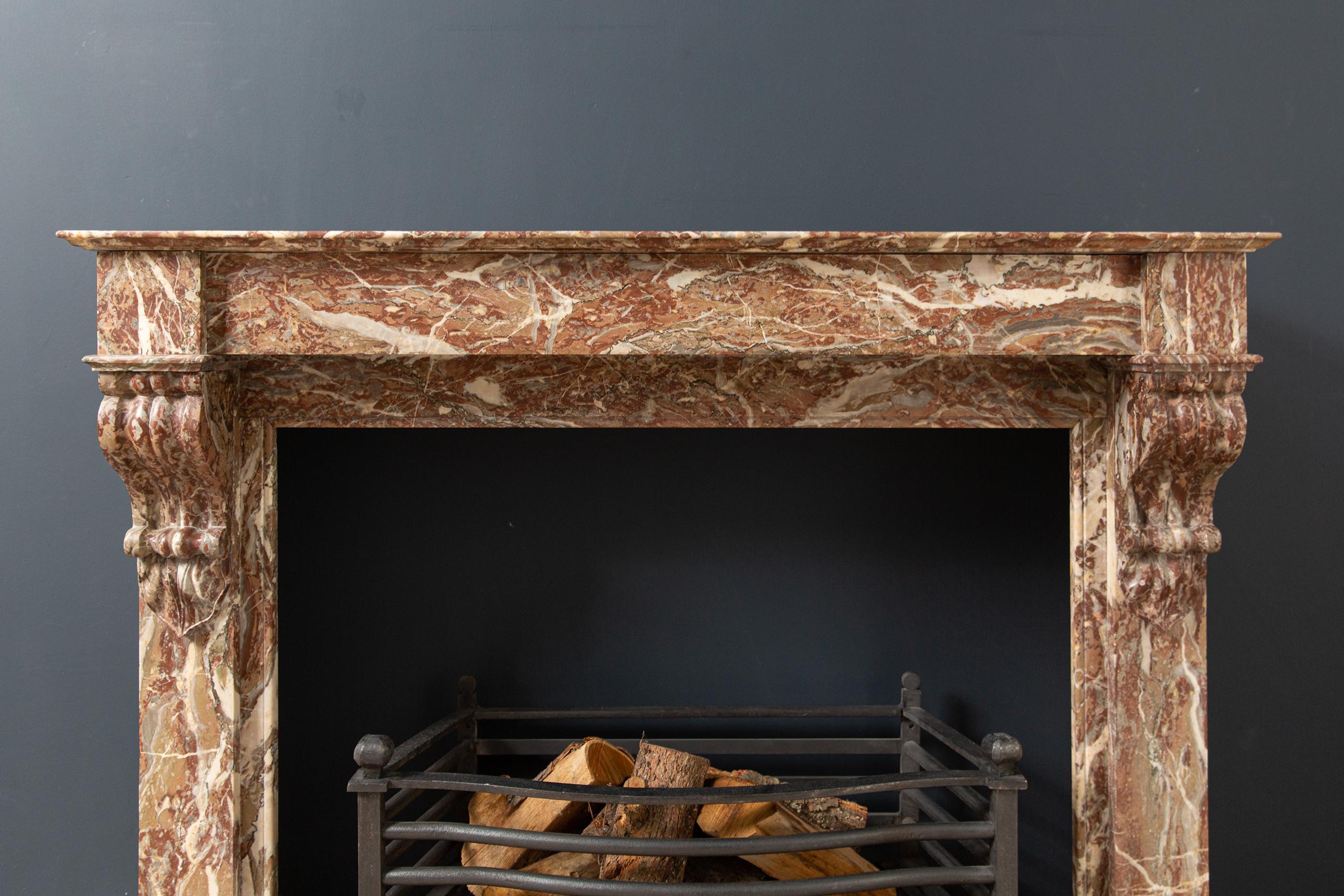 Marble Antique Fireplace Surround - Image 16
