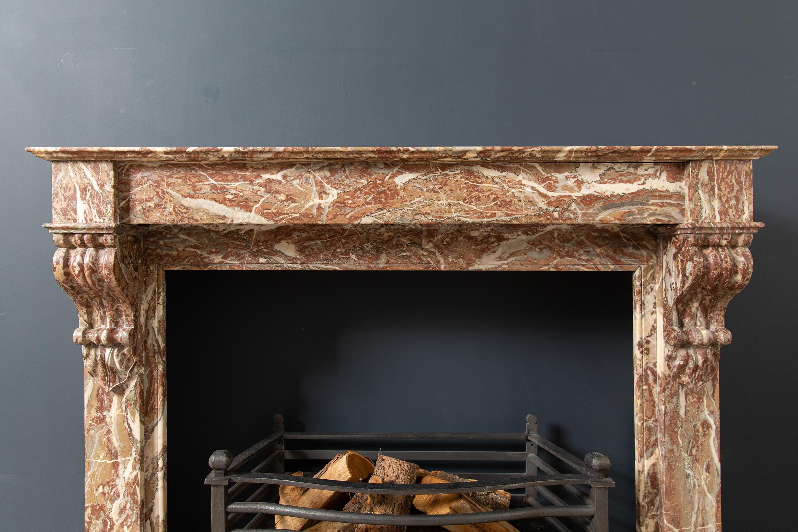 Marble Antique Fireplace Surround - Image 2