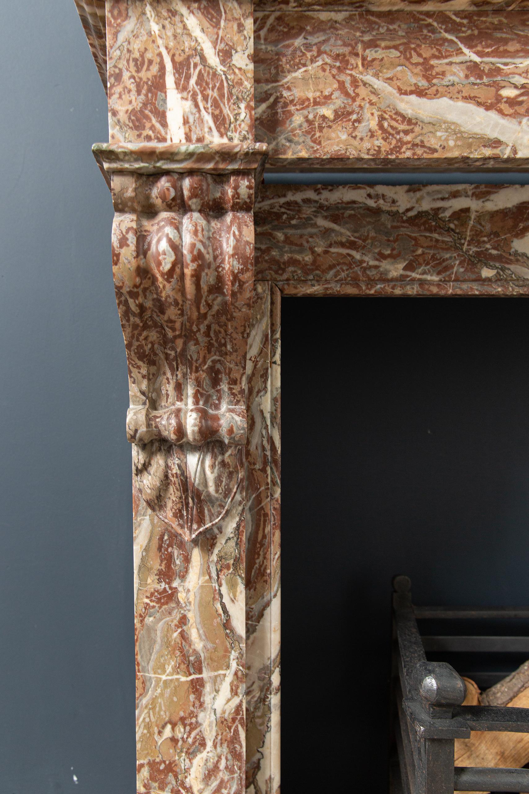 Marble Antique Fireplace Surround - Image 6