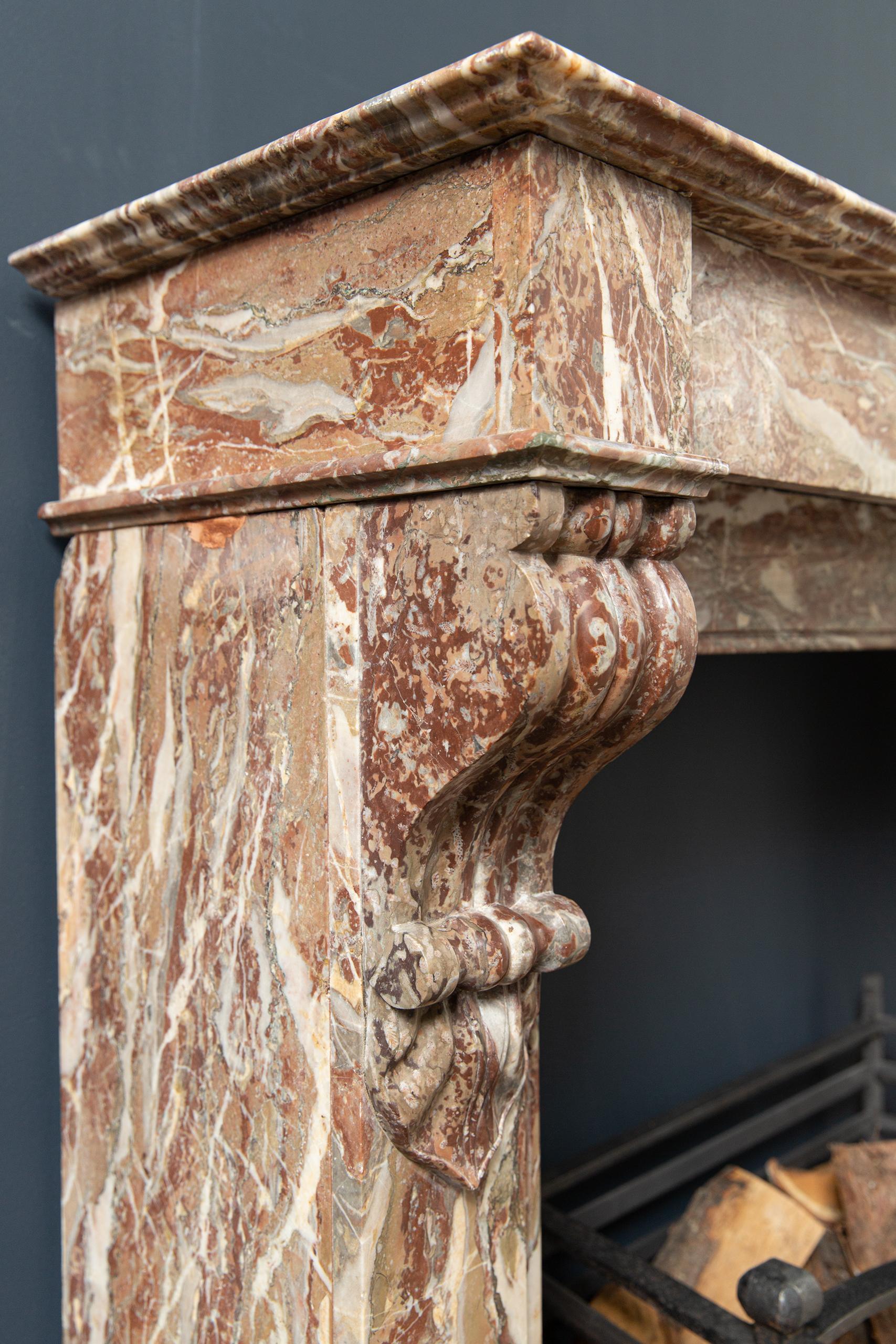 Marble Antique Fireplace Surround - Image 8