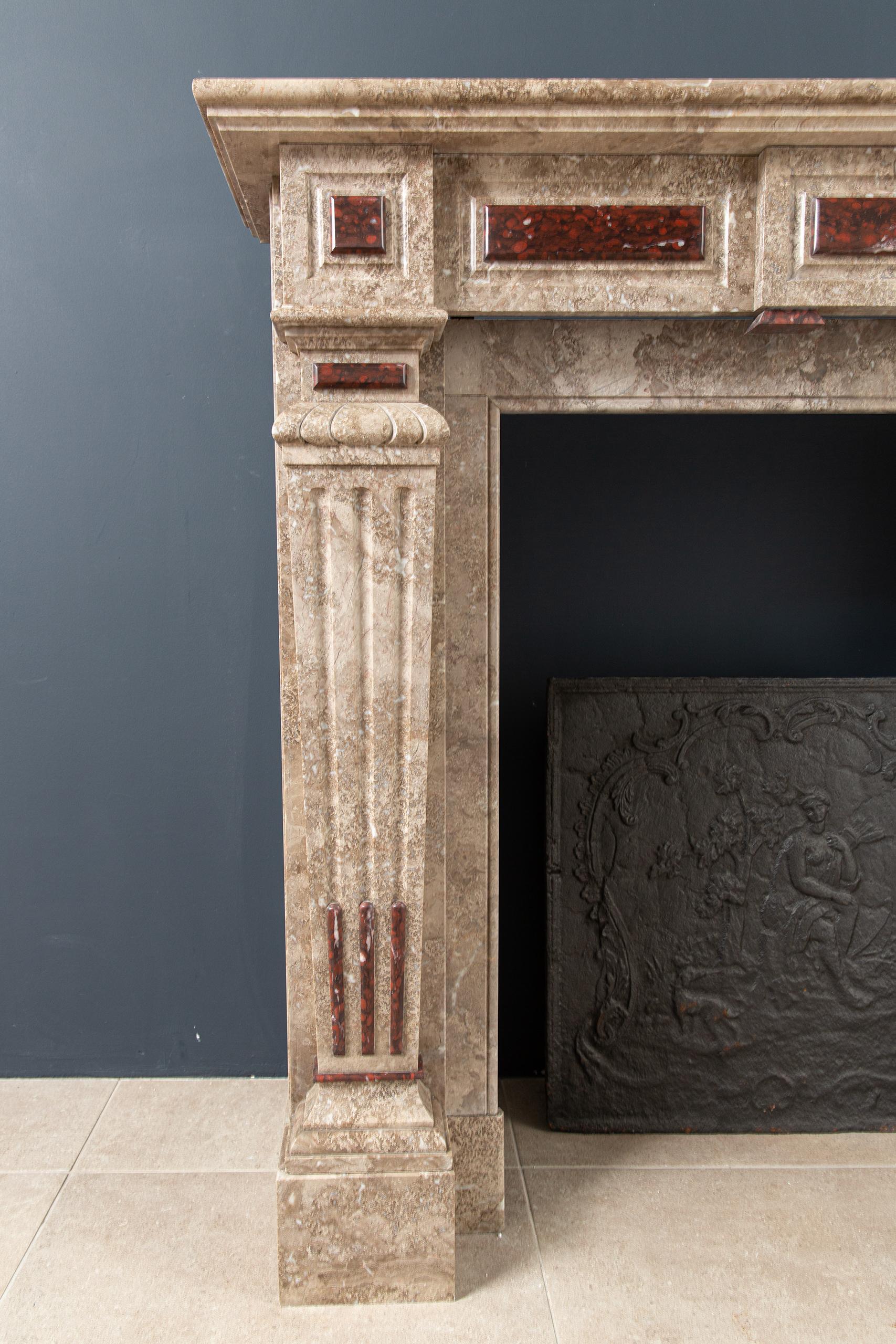 Marble Antique Fireplace Surround - Image 10