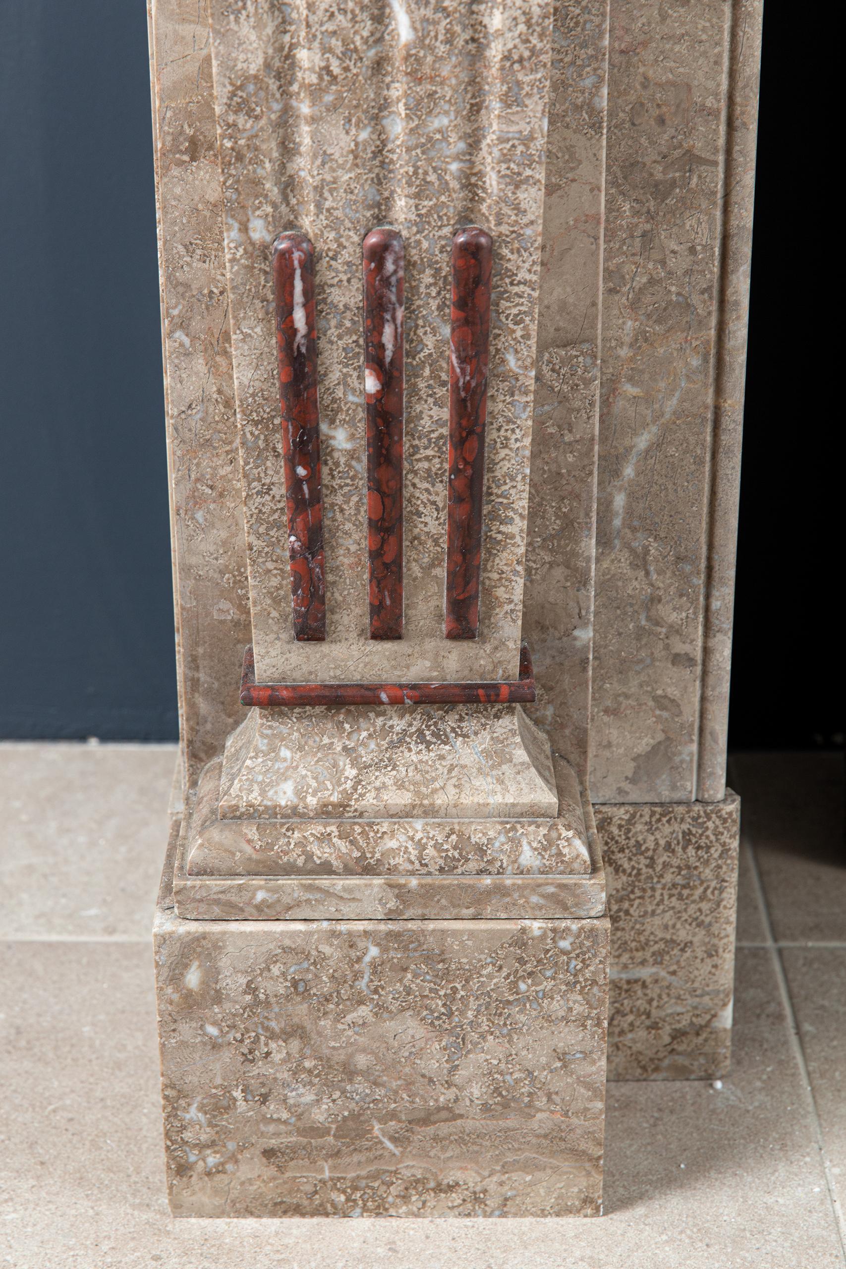 Marble Antique Fireplace Surround - Image 11