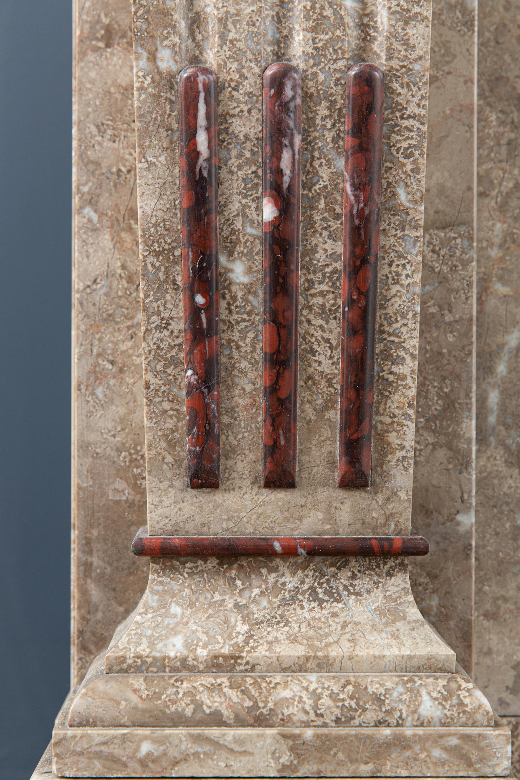 Marble Antique Fireplace Surround - Image 12