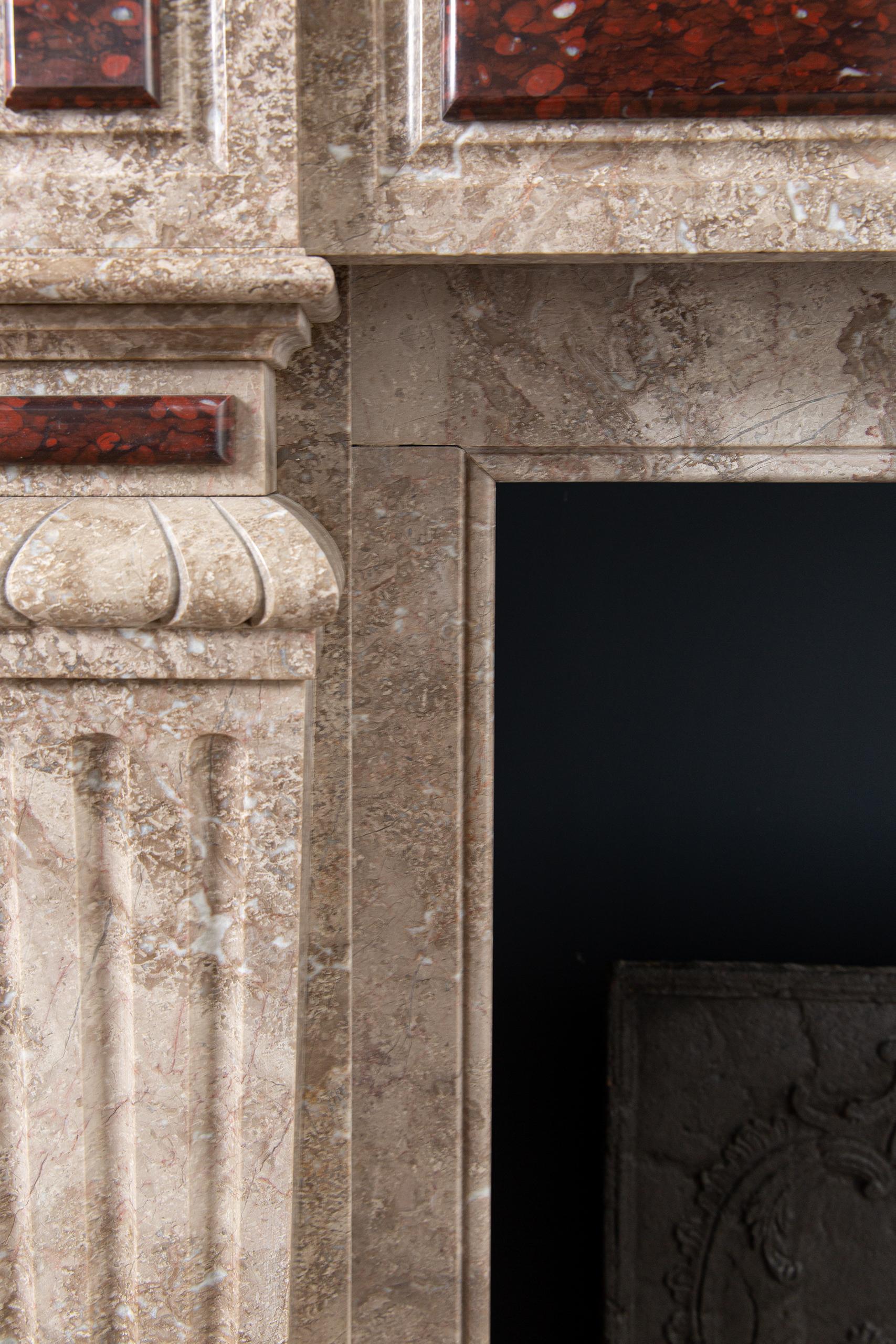 Marble Antique Fireplace Surround - Image 14
