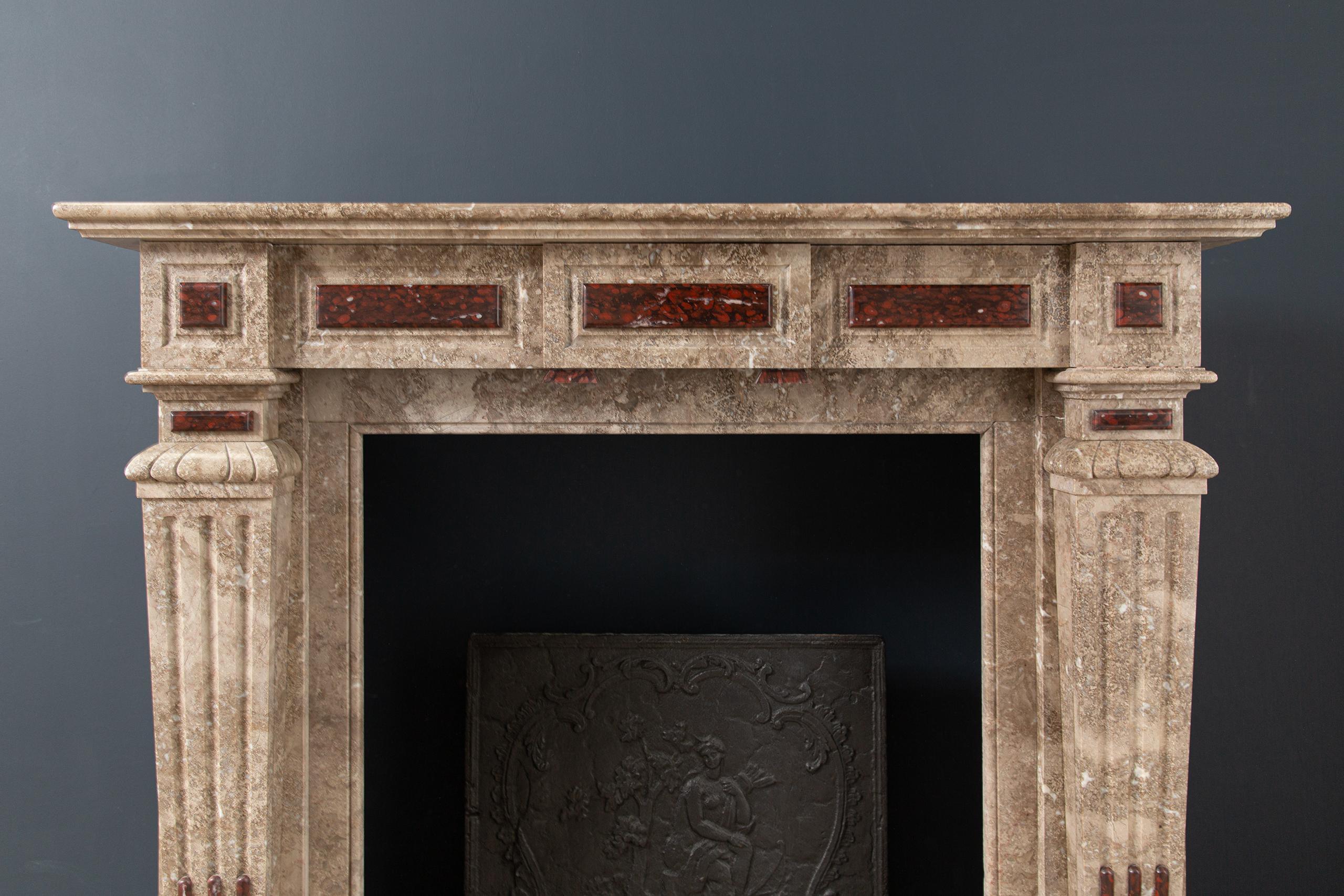 Marble Antique Fireplace Surround - Image 2