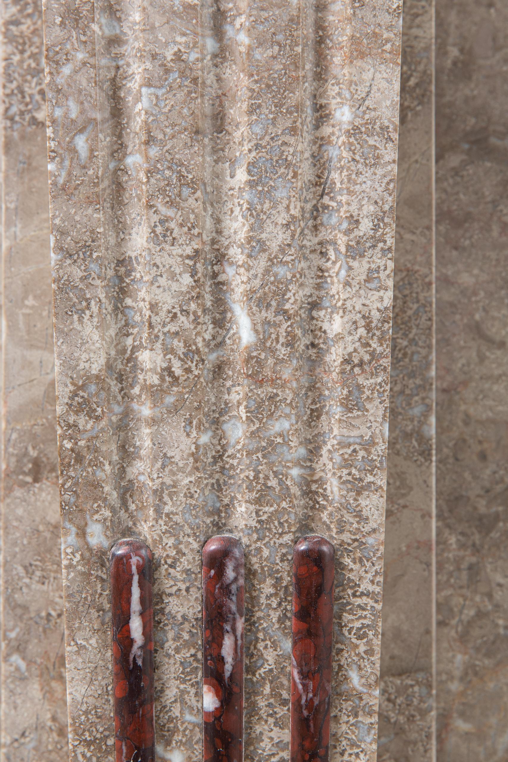 Marble Antique Fireplace Surround - Image 24