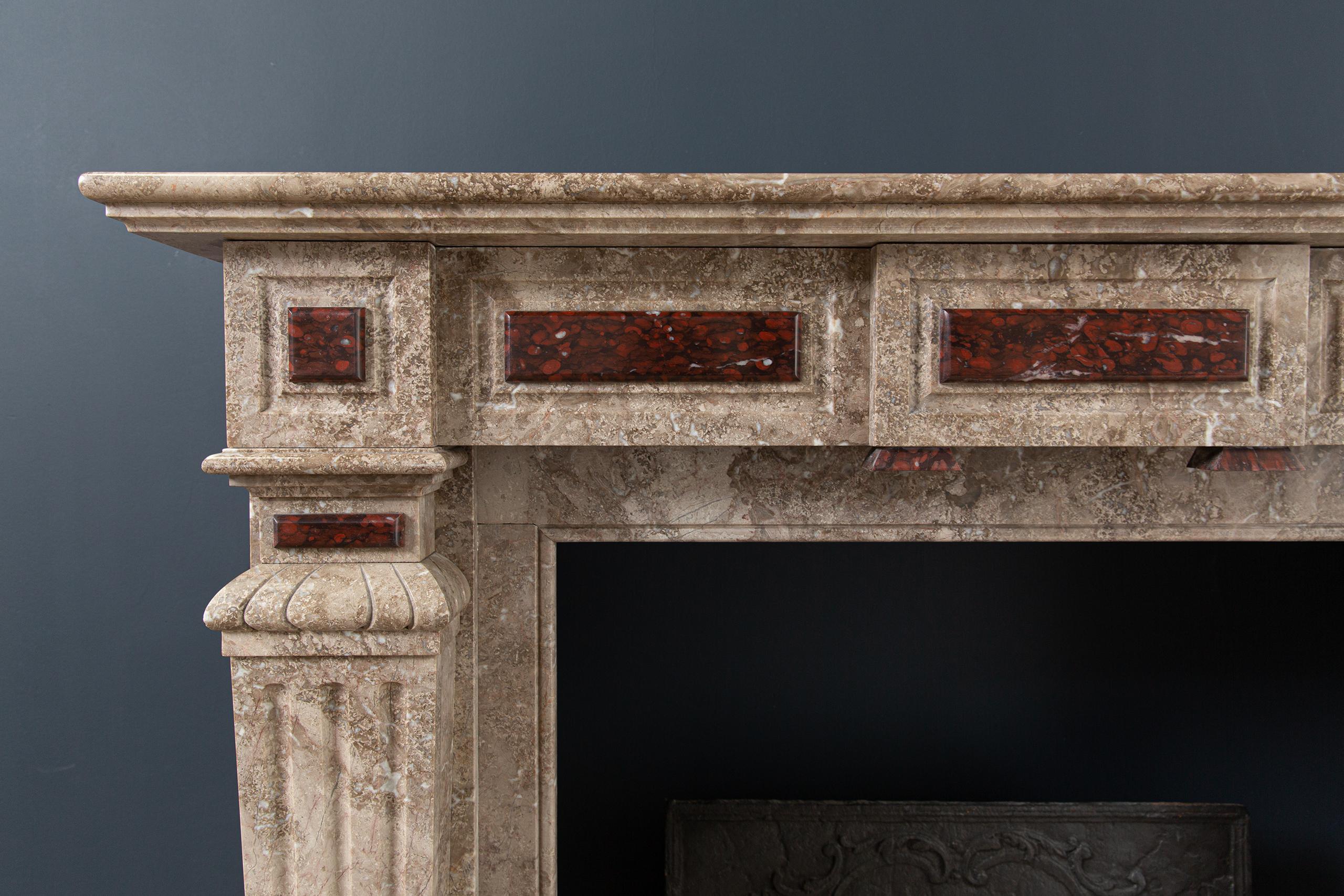 Marble Antique Fireplace Surround - Image 3