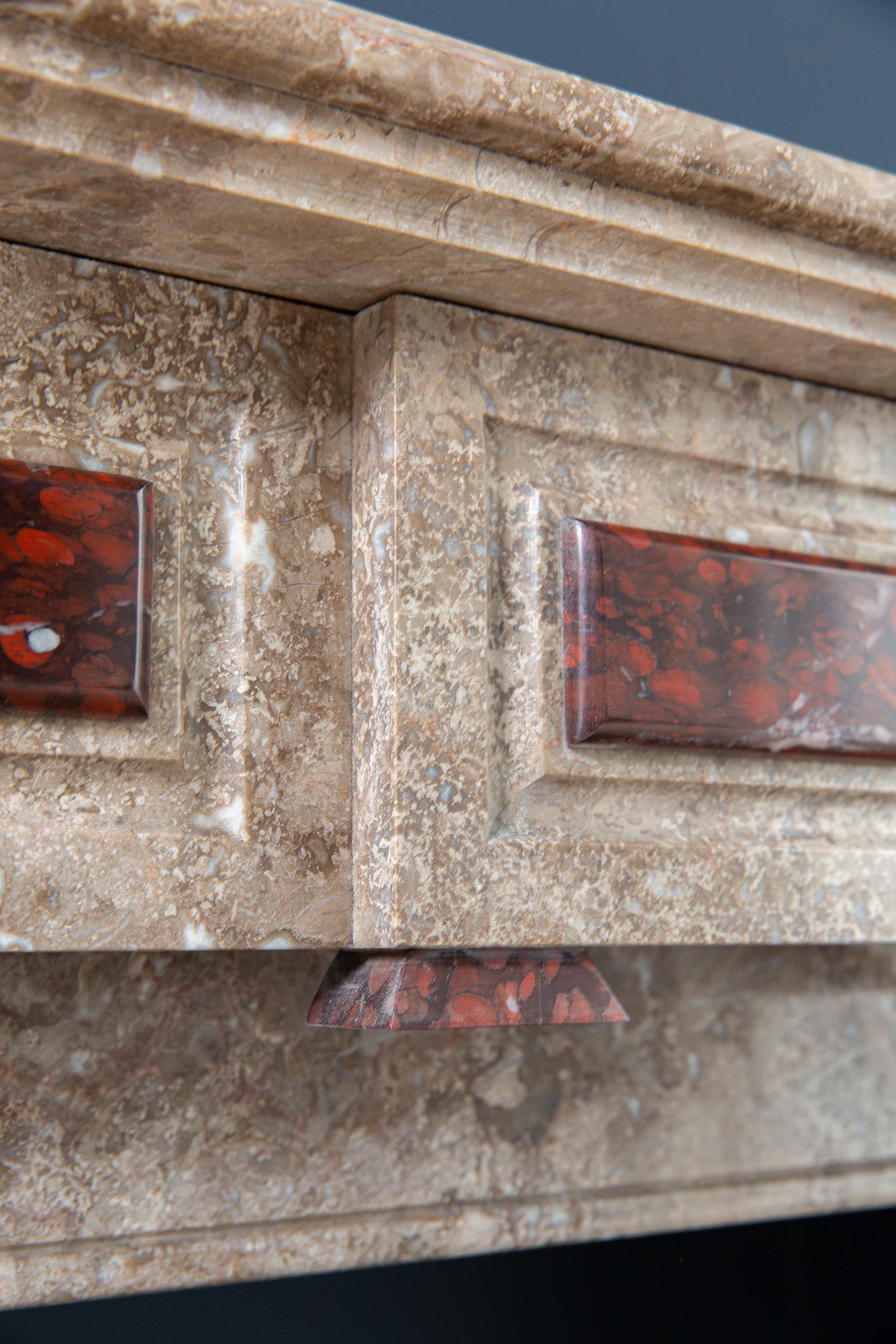 Marble Antique Fireplace Surround - Image 5