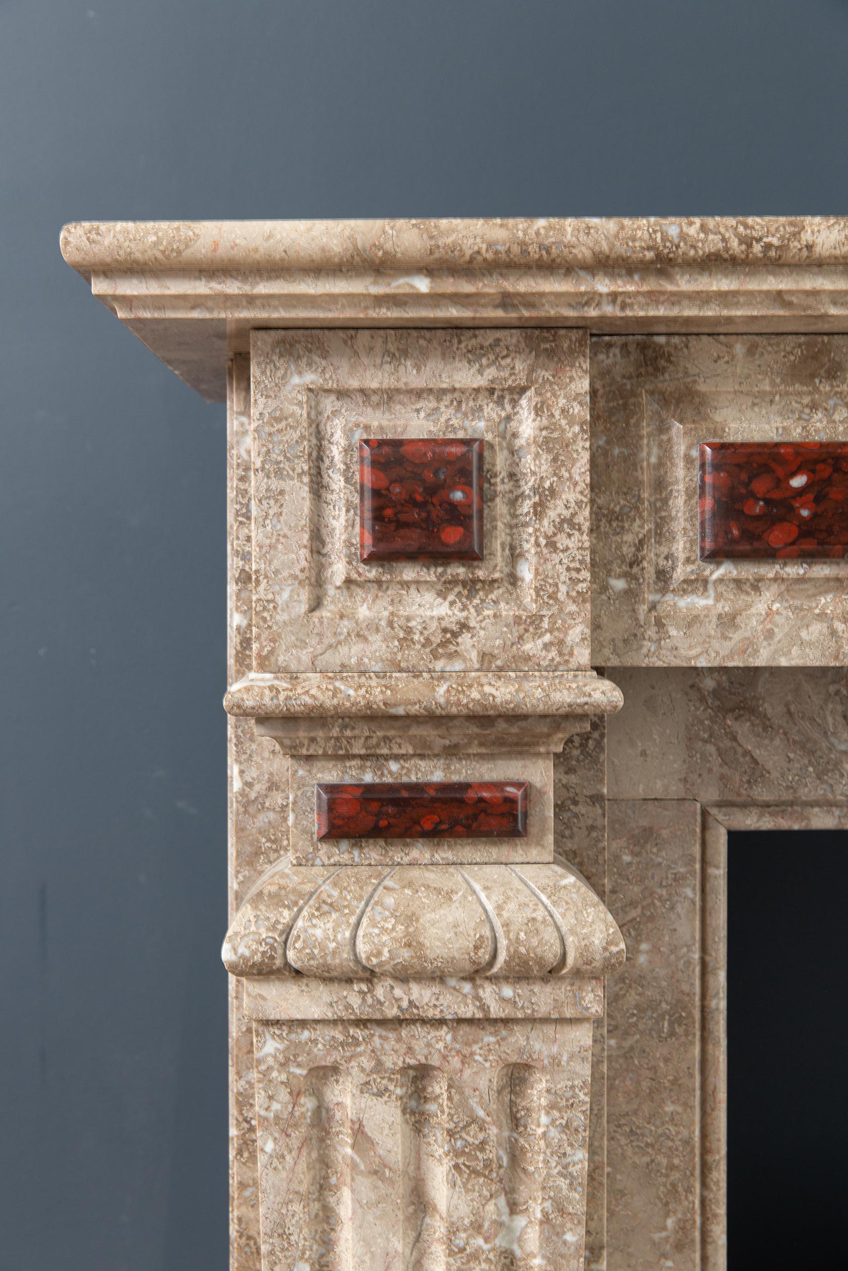 Marble Antique Fireplace Surround - Image 6