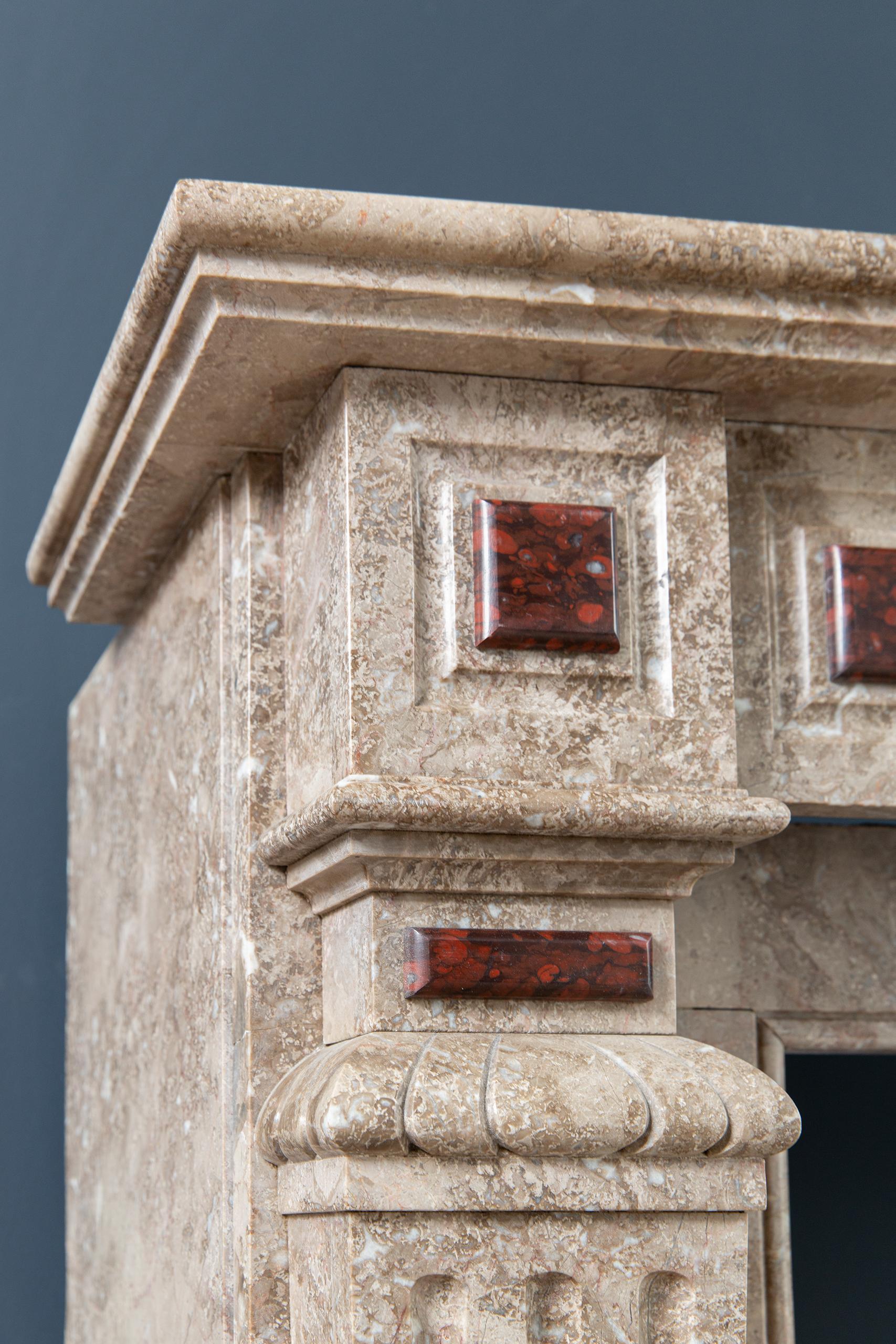 Marble Antique Fireplace Surround - Image 8