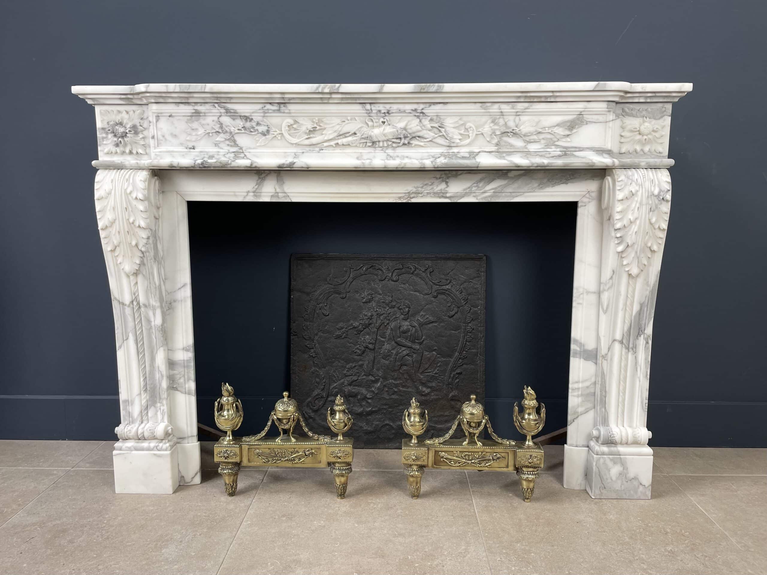 Luxury Fireplace Arabescato