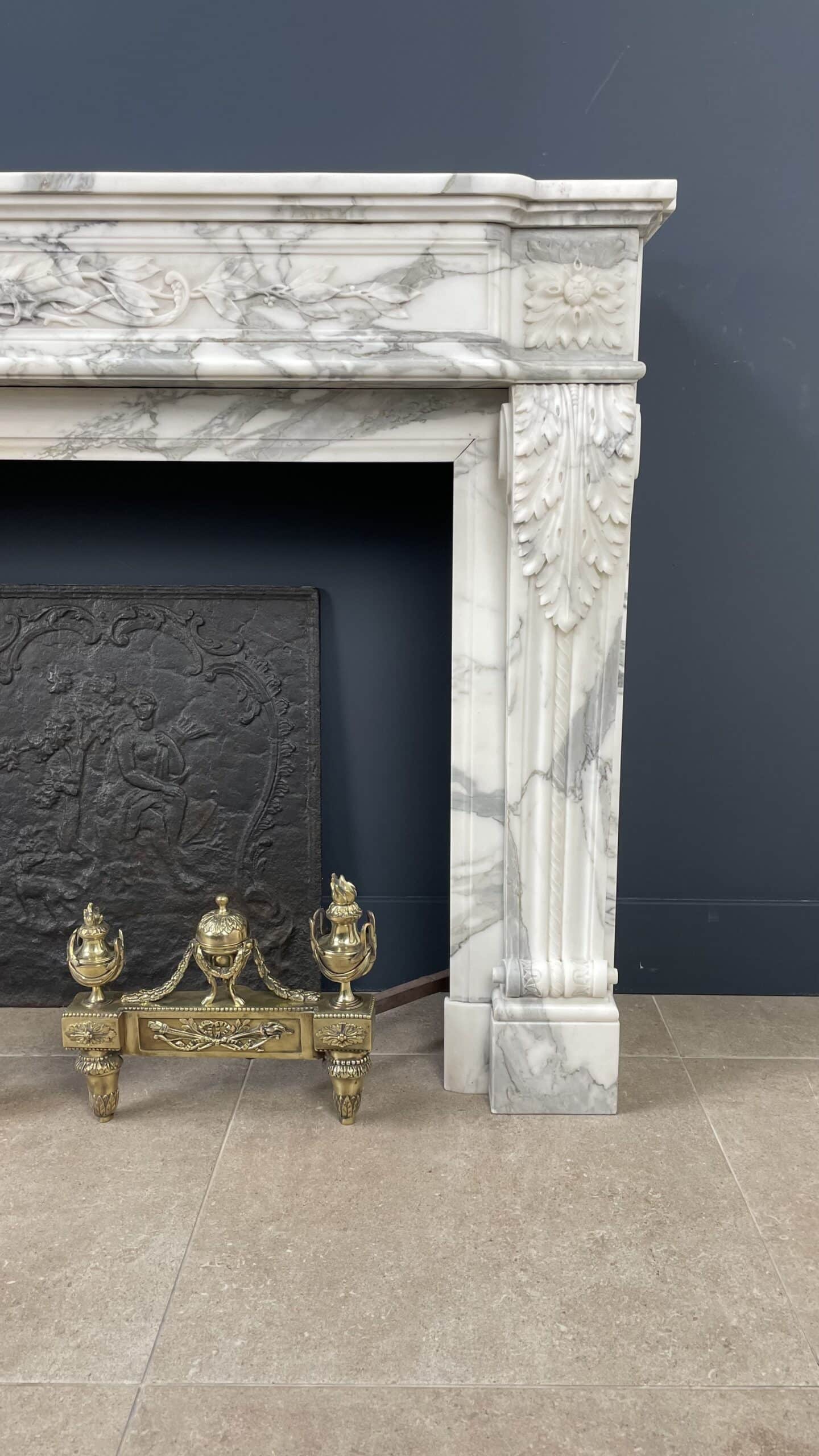 Luxury Fireplace Arabescato