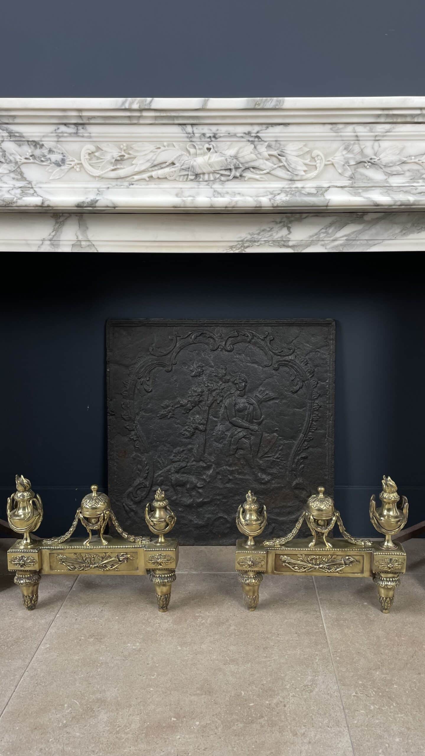 Luxury Fireplace Arabescato