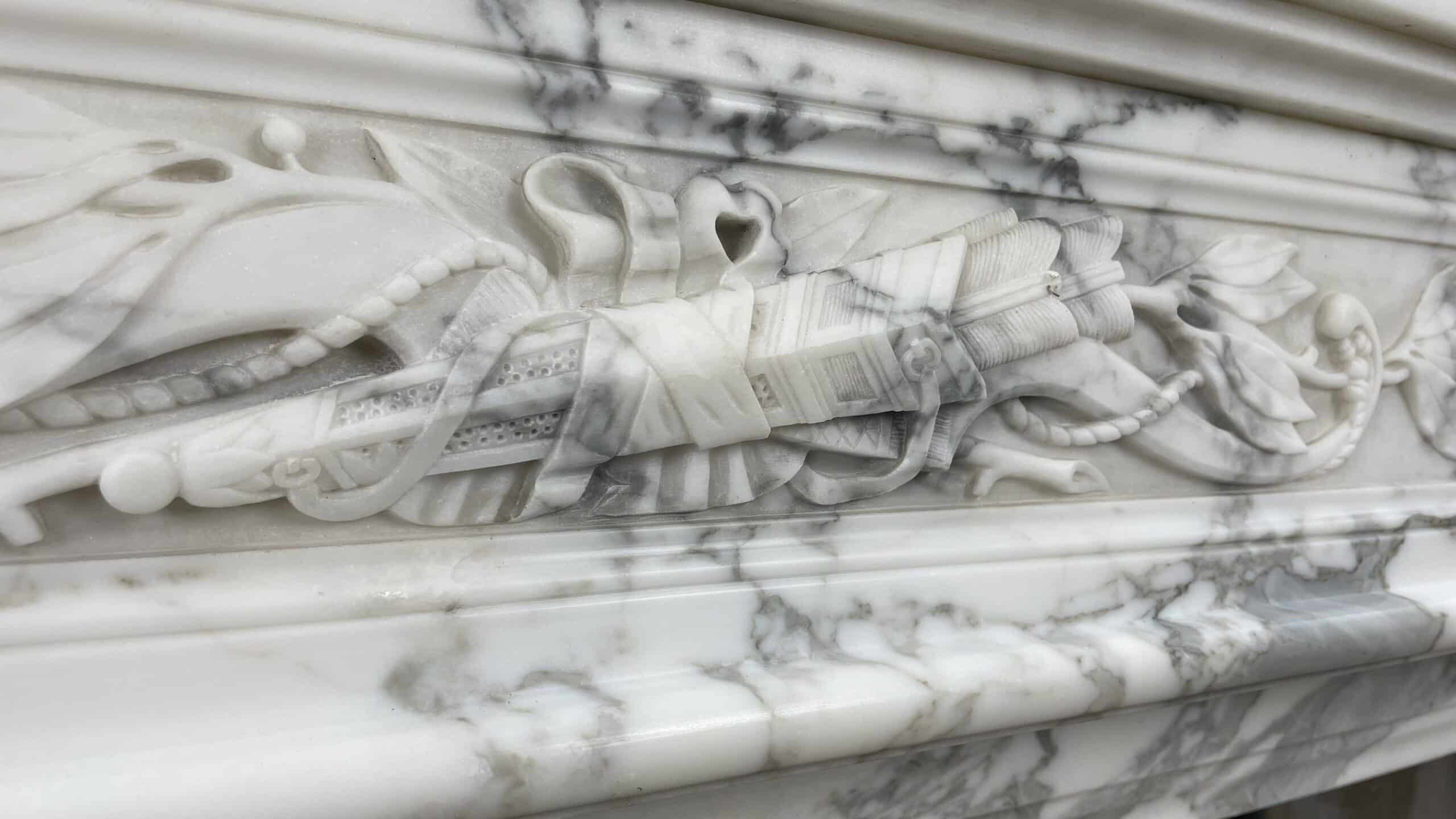 Luxury Fireplace Arabescato