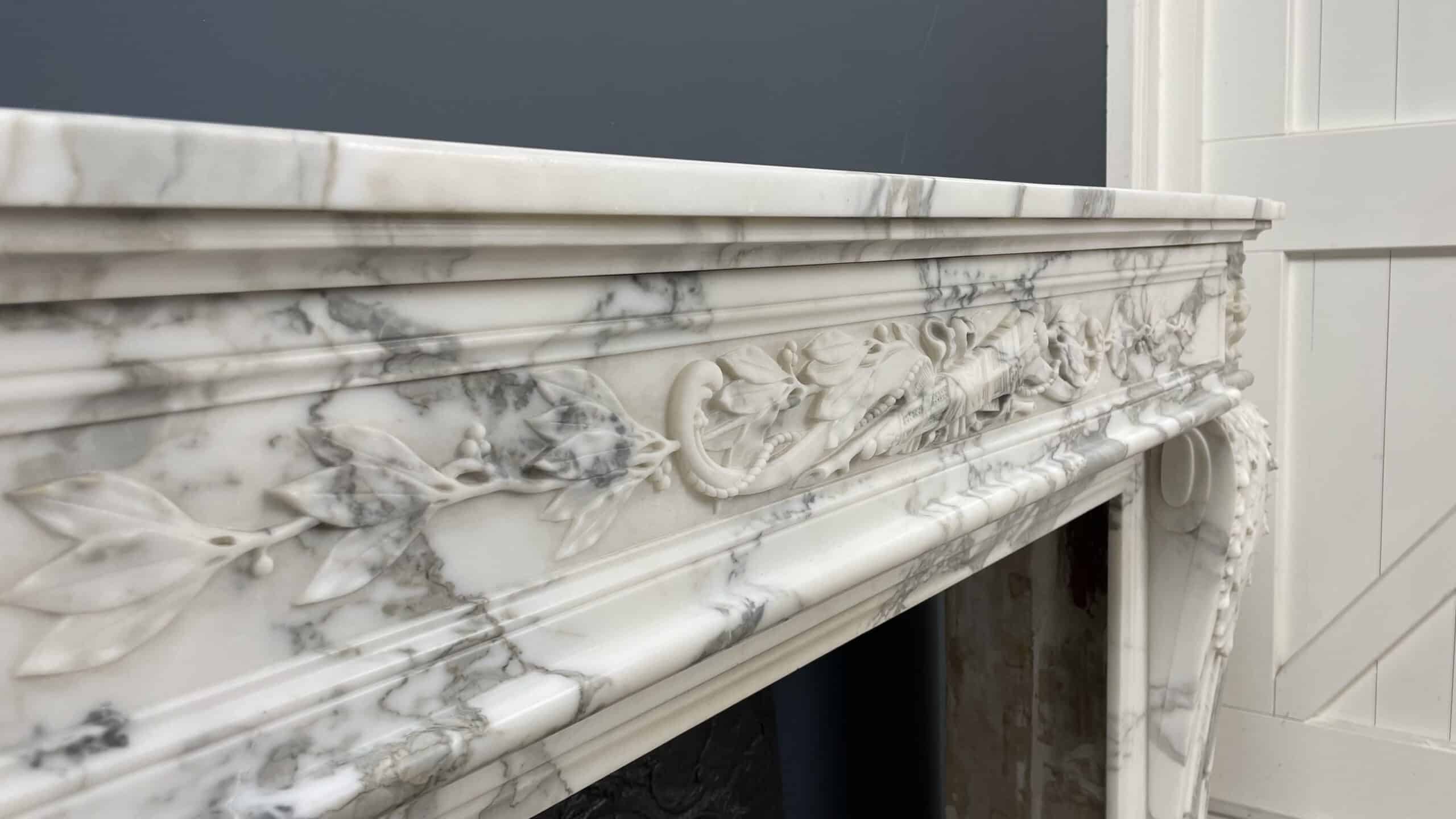 Luxury Fireplace Arabescato