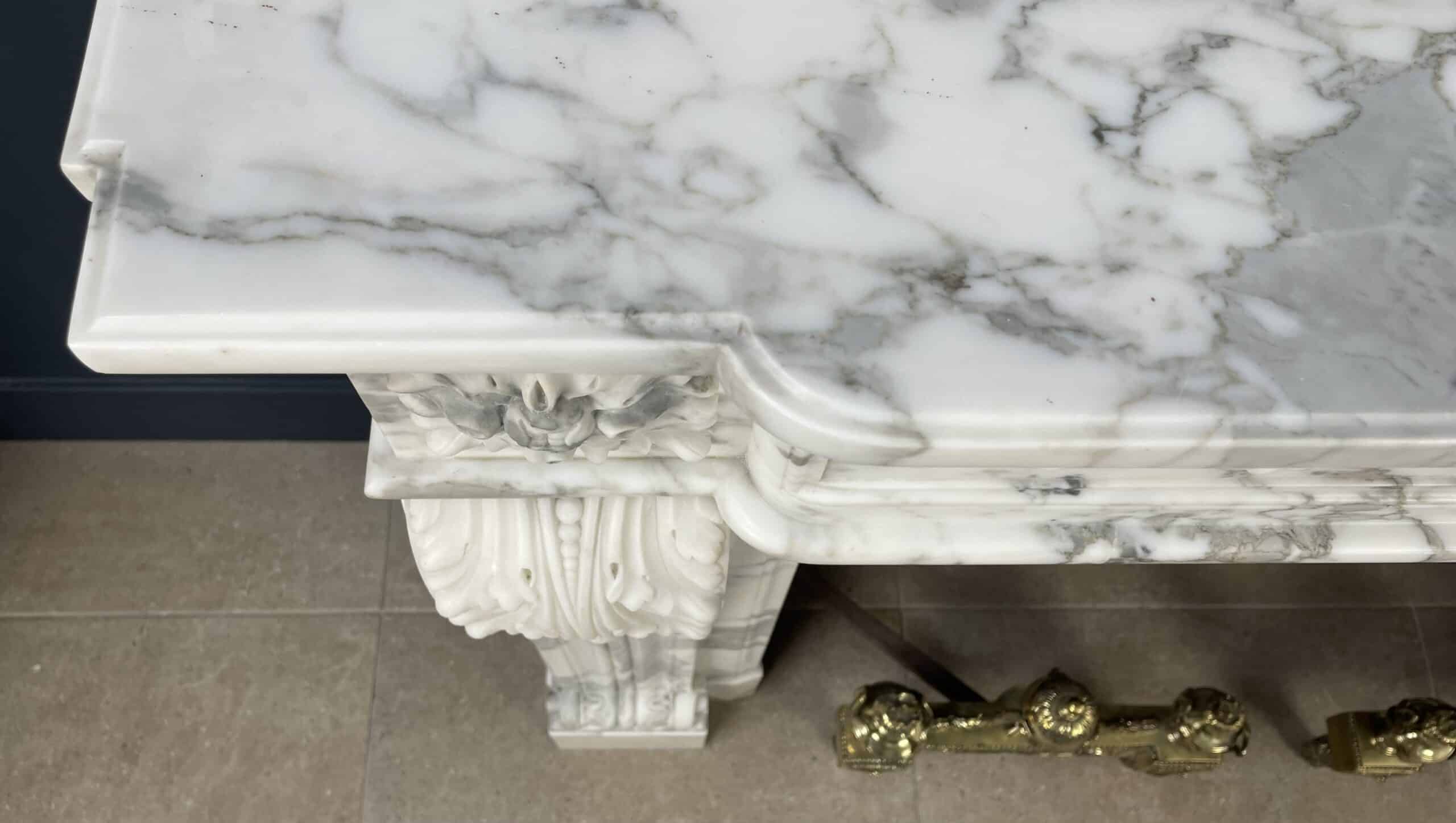Luxury Fireplace Arabescato