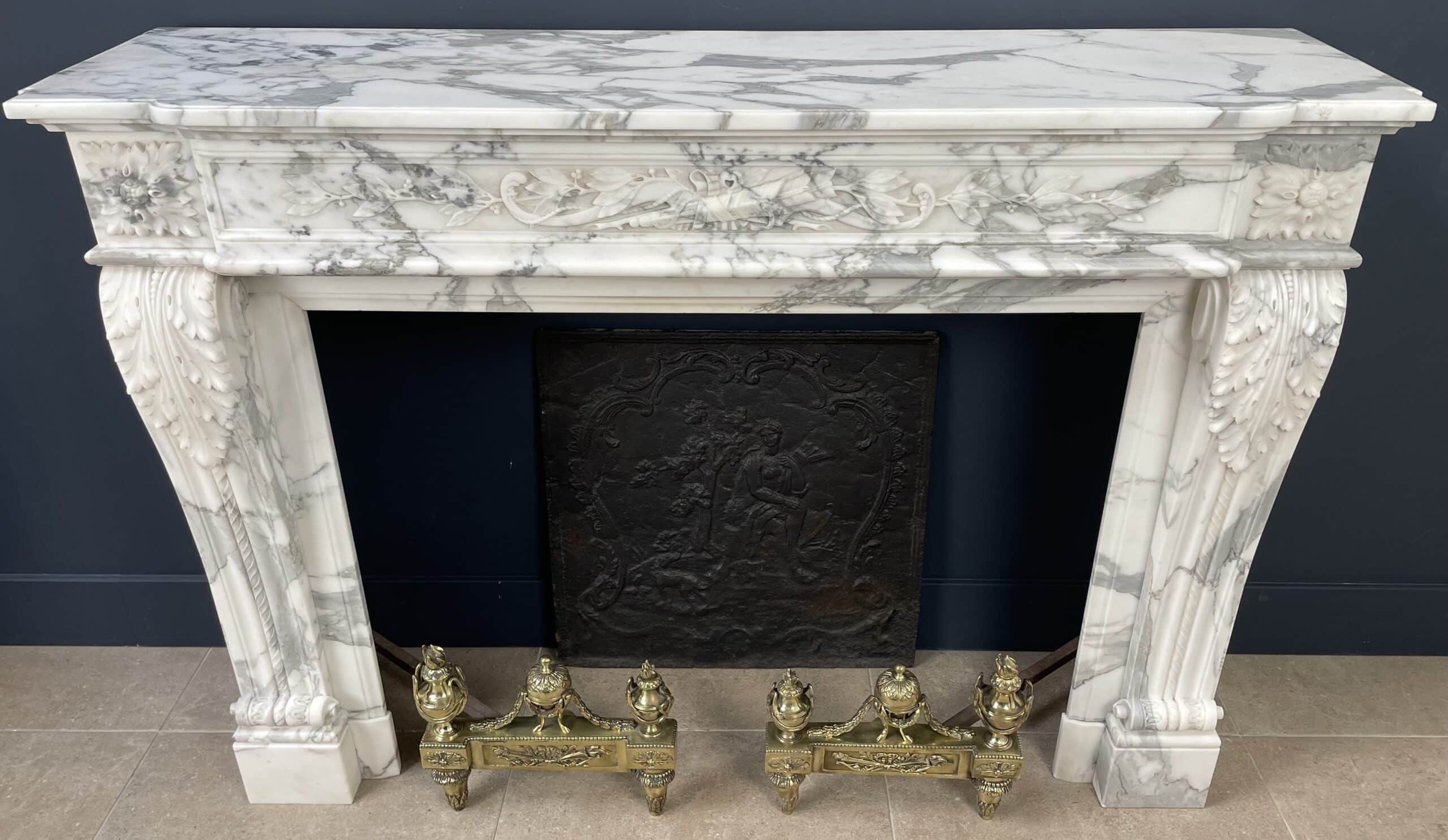 Luxury Fireplace Arabescato