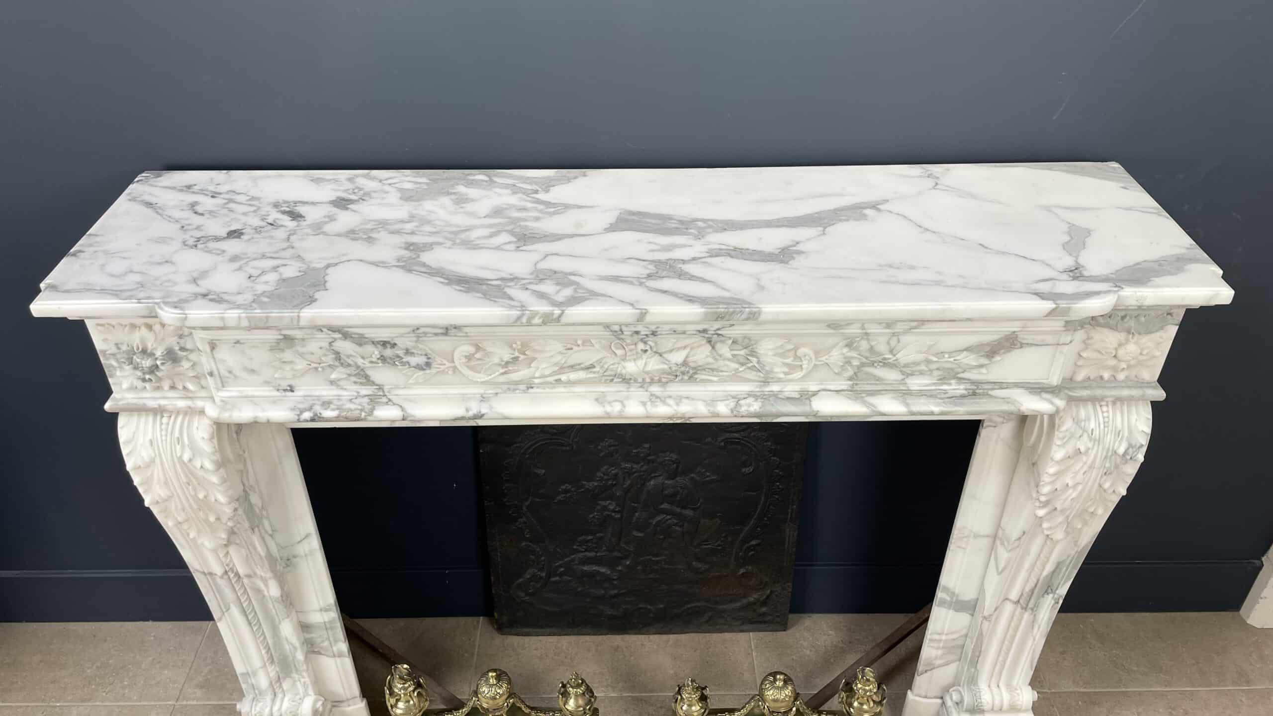 Luxury Fireplace Arabescato