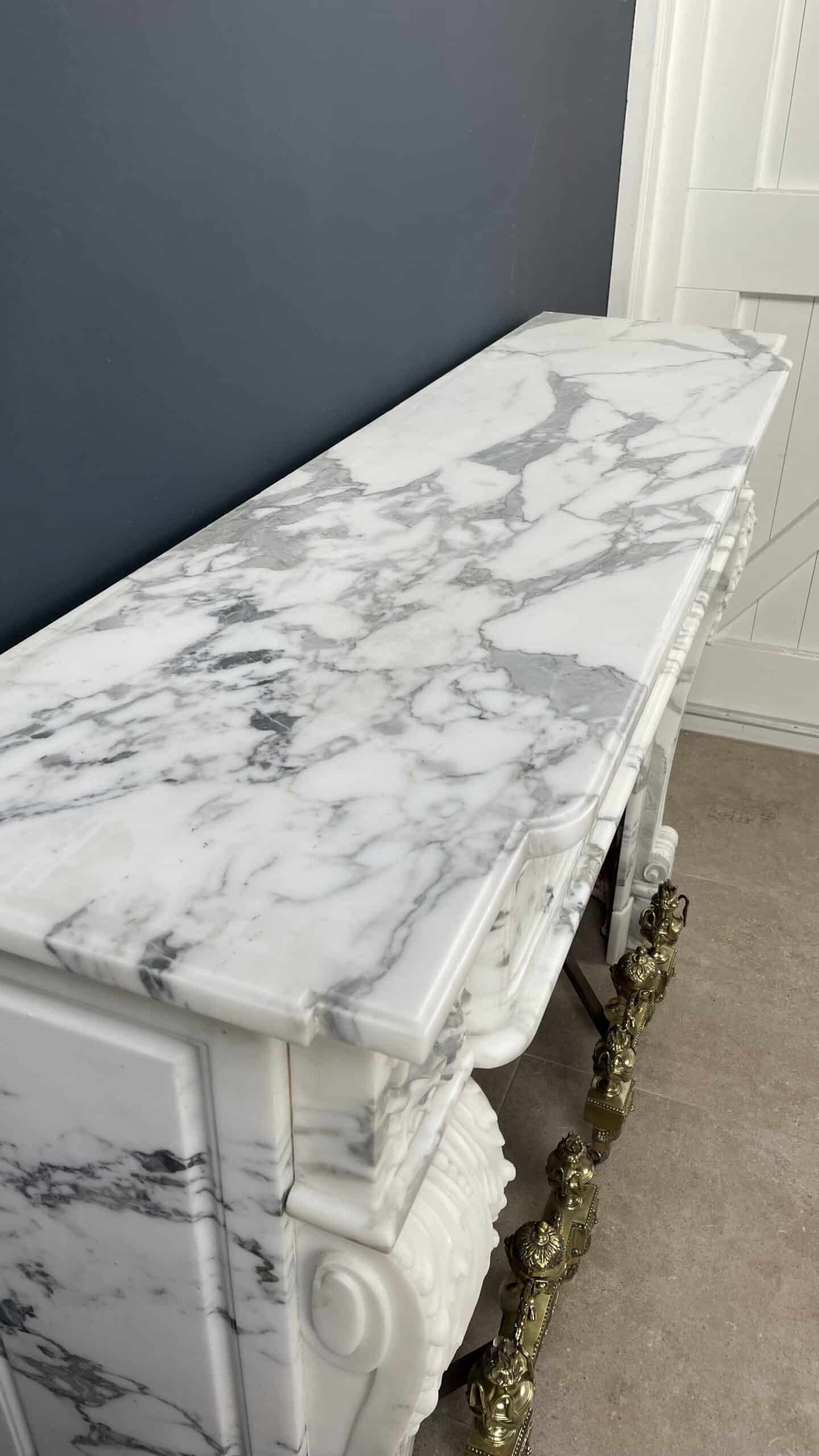 Luxury Fireplace Arabescato