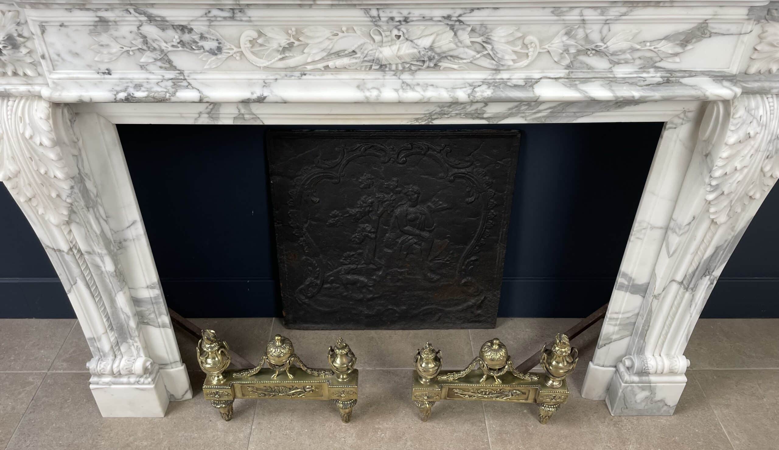 Luxury Fireplace Arabescato
