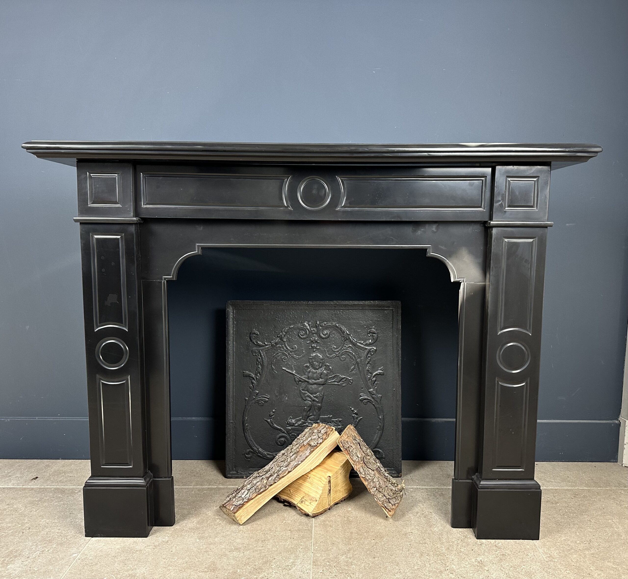 Antieke schouw mantel marmer fireplace haard