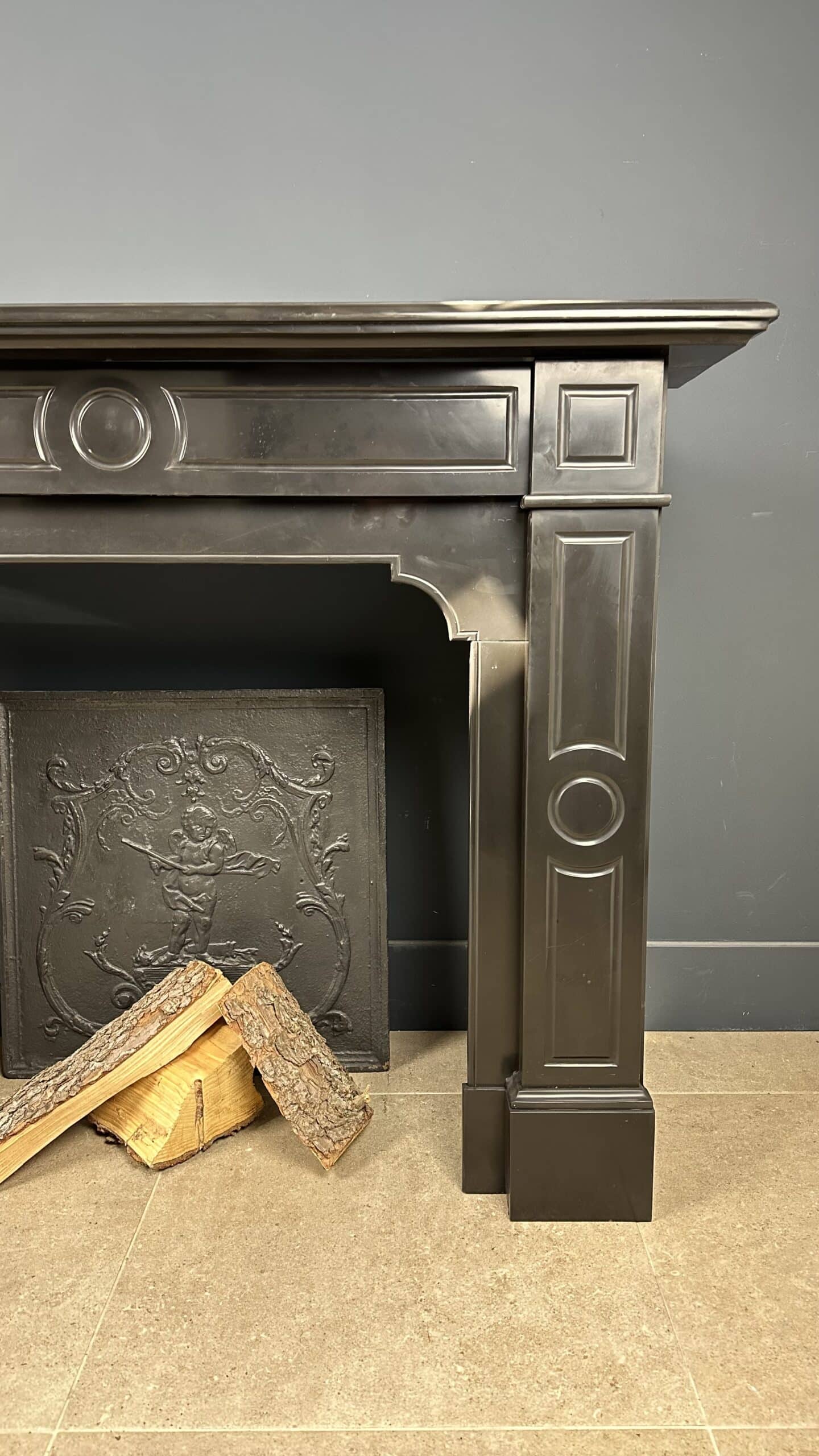 Antieke schouw mantel marmer fireplace haard