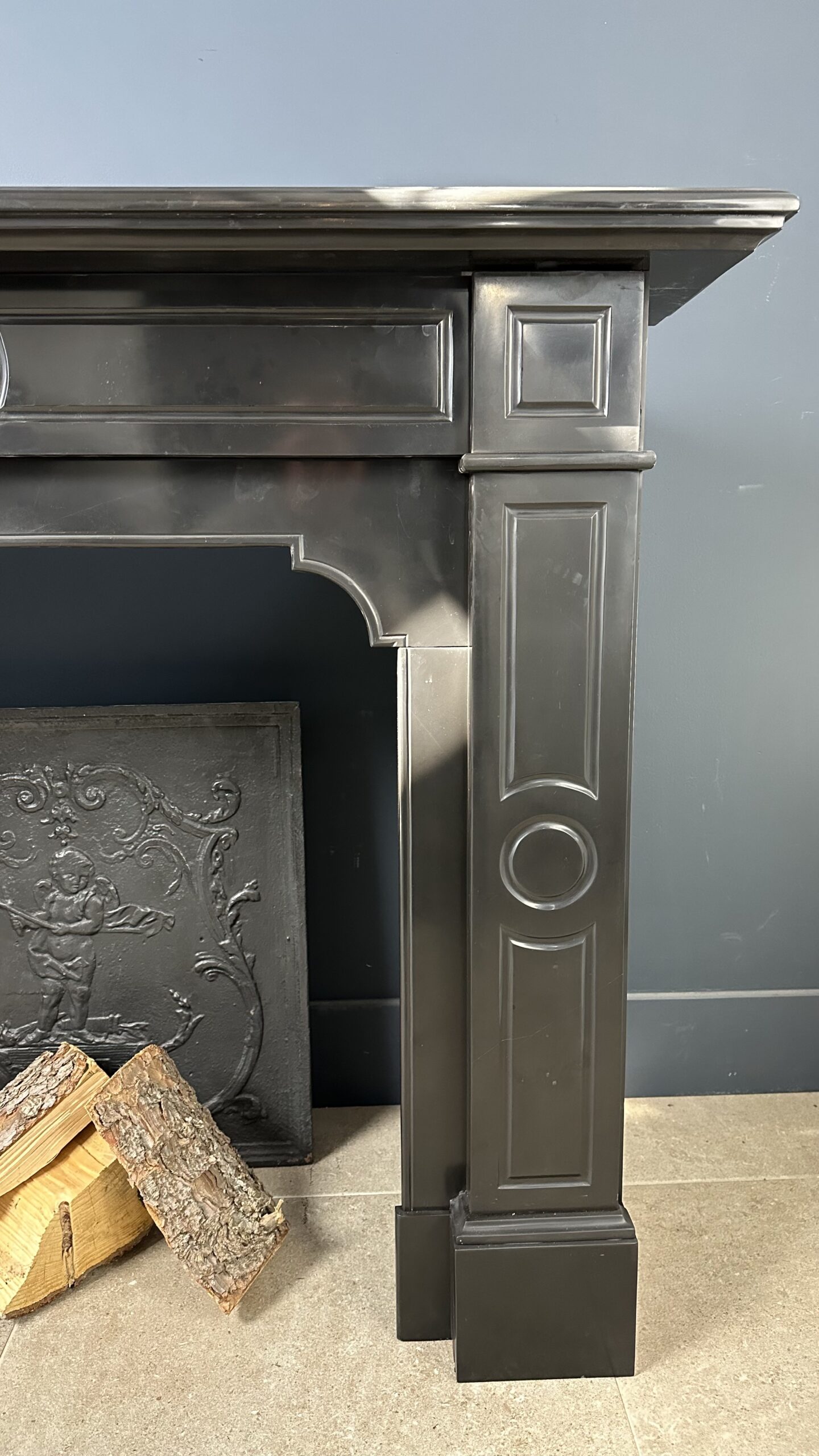 Antieke schouw mantel marmer fireplace haard