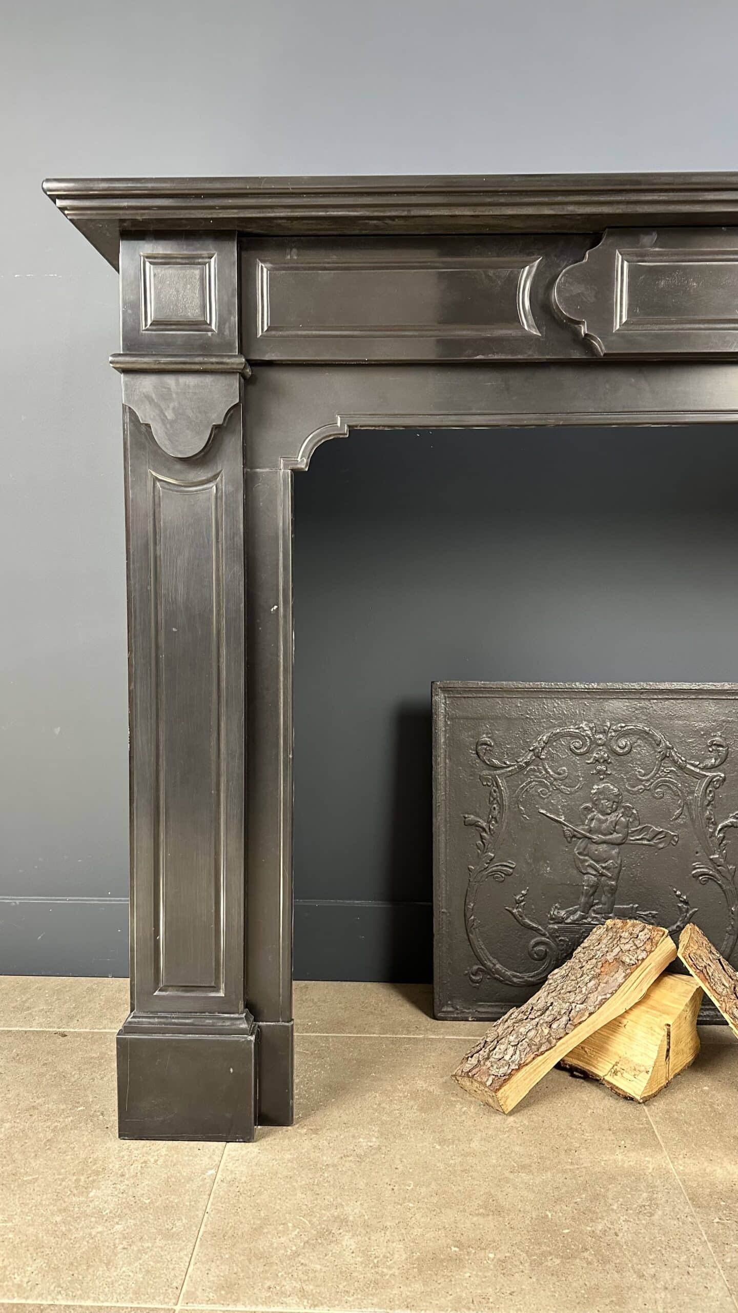 Antieke schouw mantel marmer fireplace haard