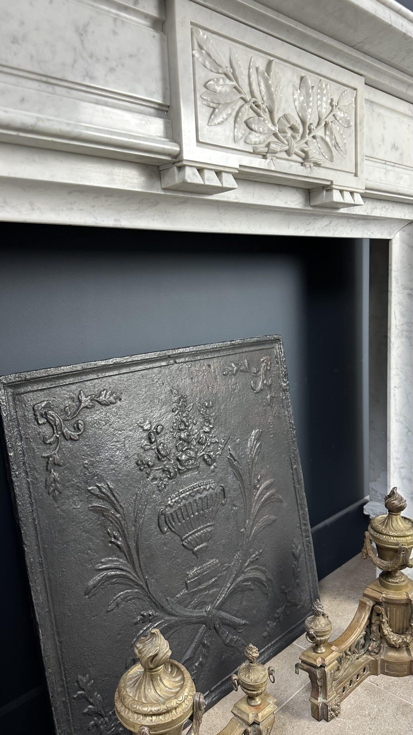 Antique Empire fireplace
