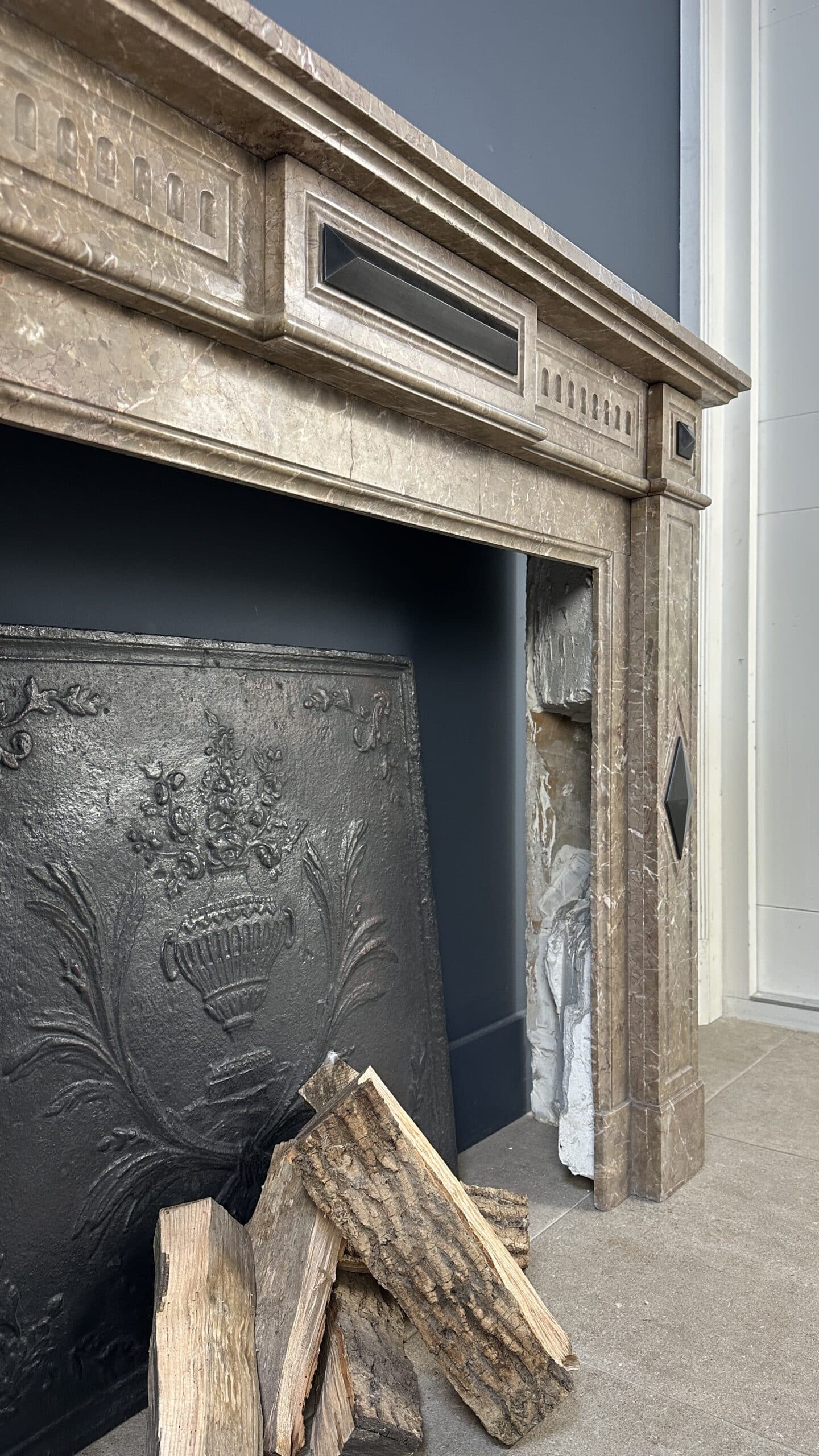 antieke Schouw mantel lever