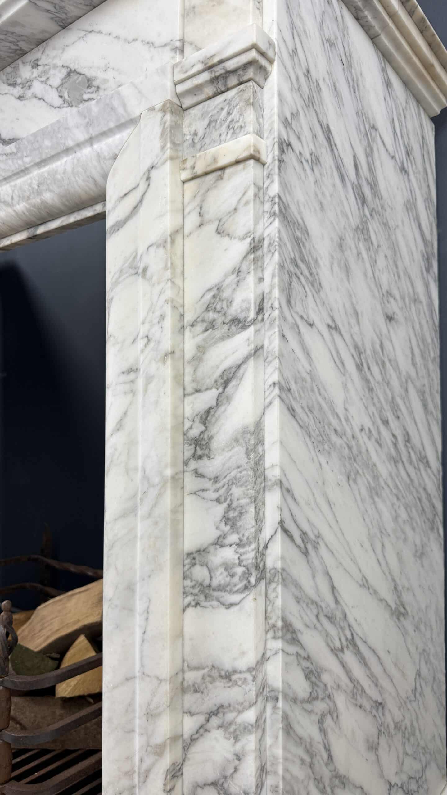 Art Deco Schouw Carrara Marmer