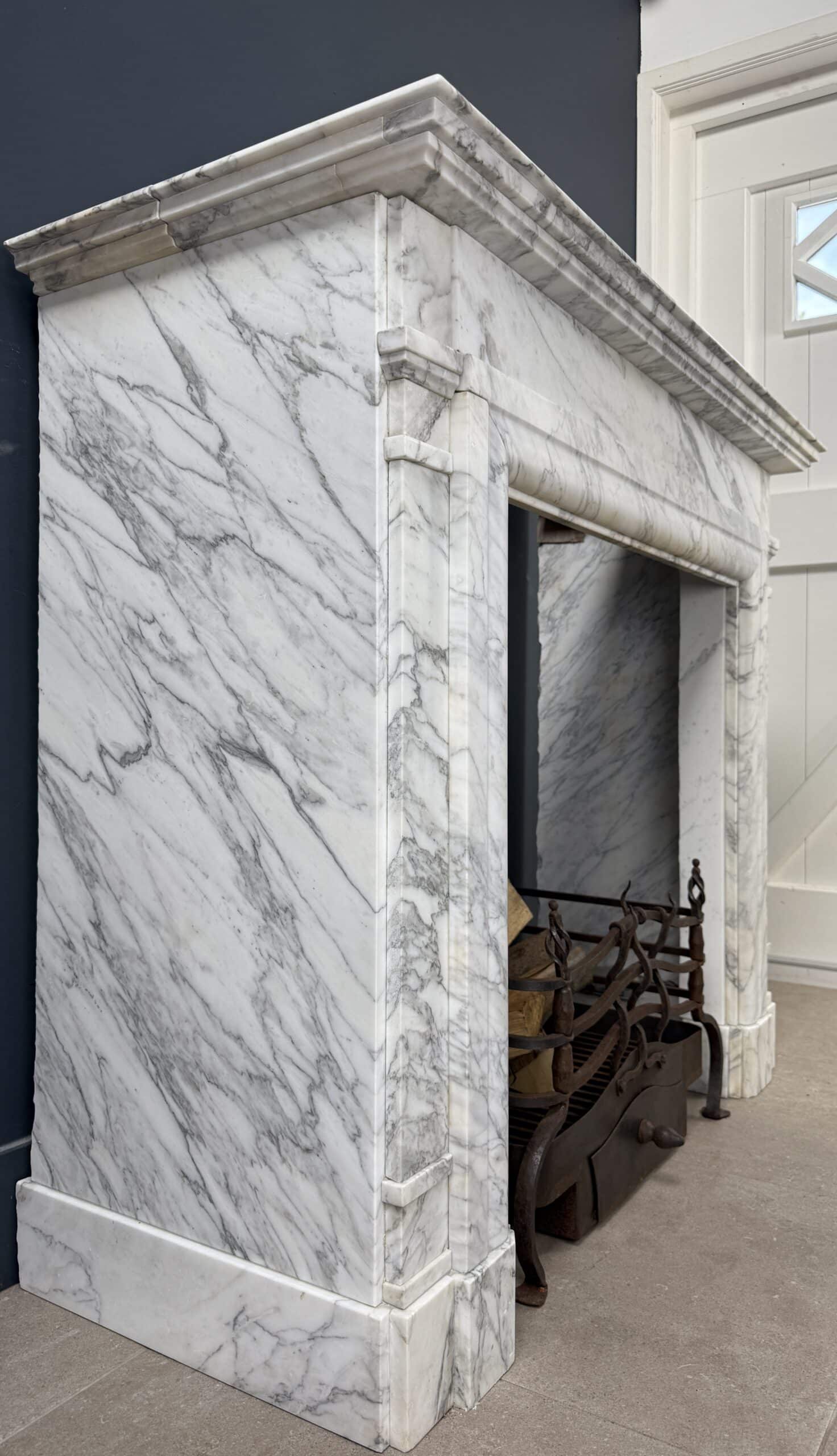 Art Deco Schouw Carrara Marmer