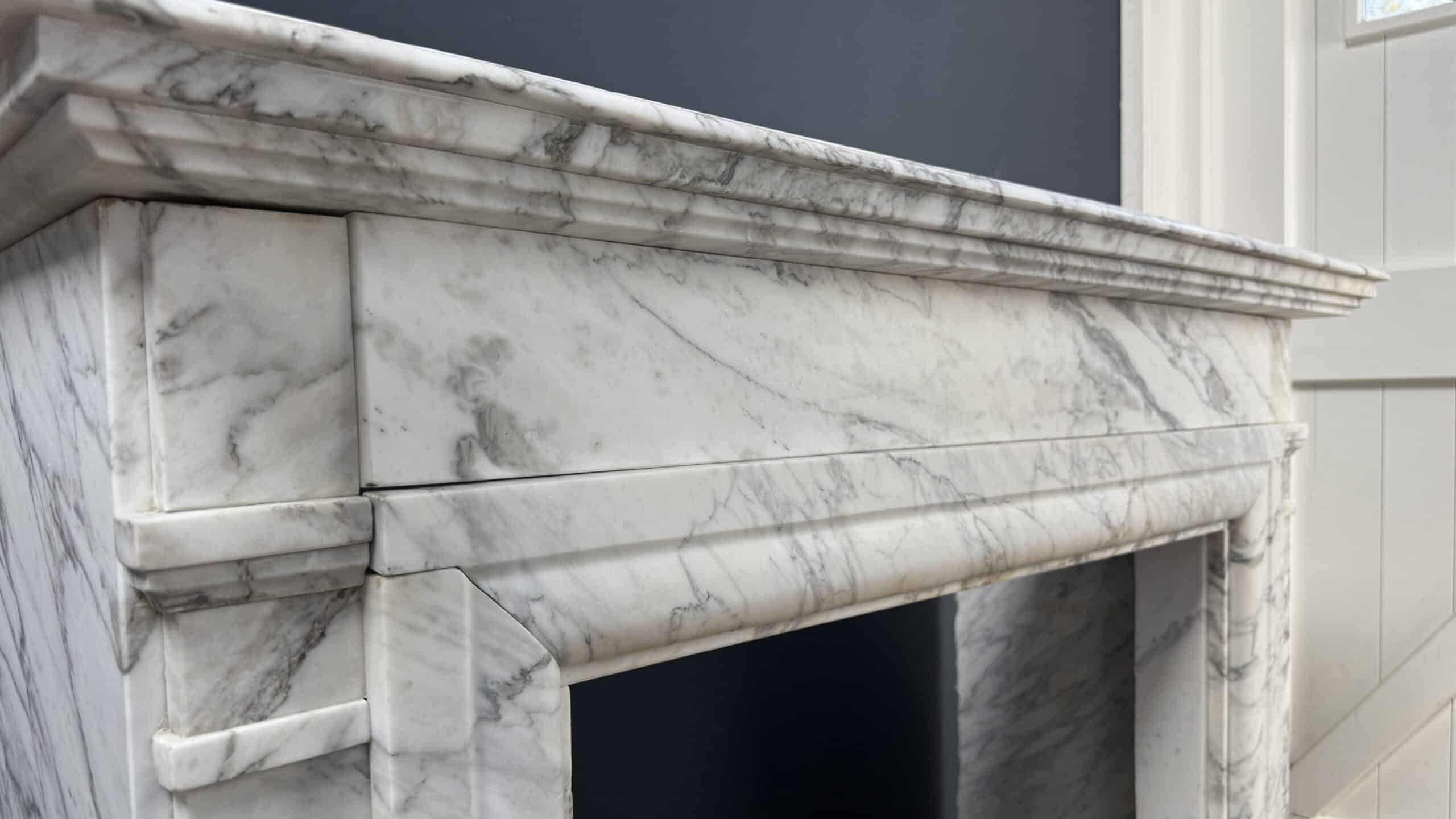 Art Deco Schouw Carrara Marmer
